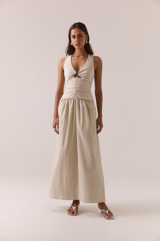 Pre Order FEB - Hari Dress - Creme