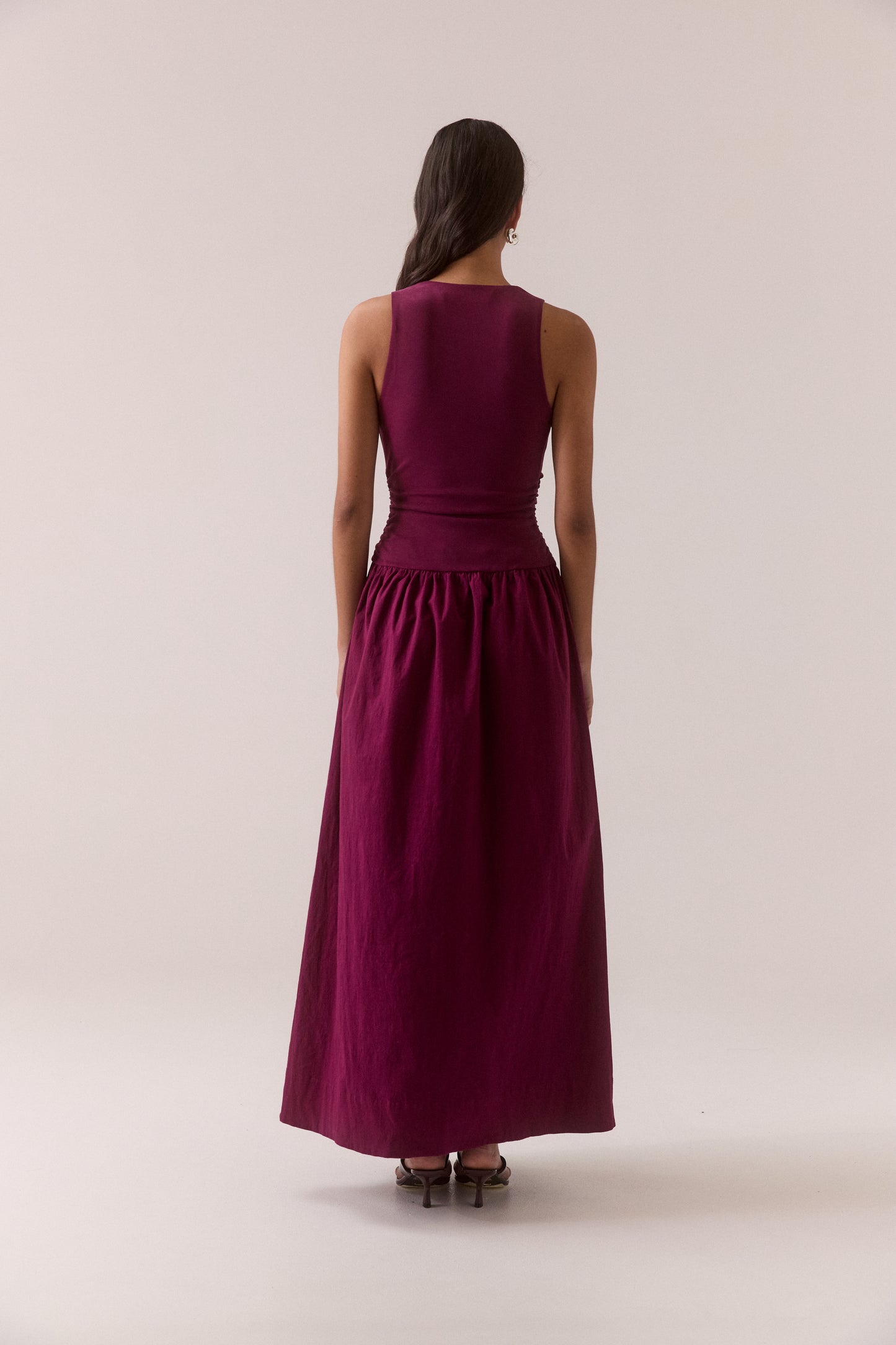 Pre Order FEB - Hari Dress - Plum