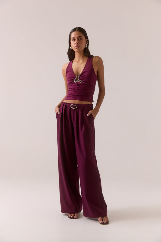 Pre Order FEB - Hari Tank - Plum