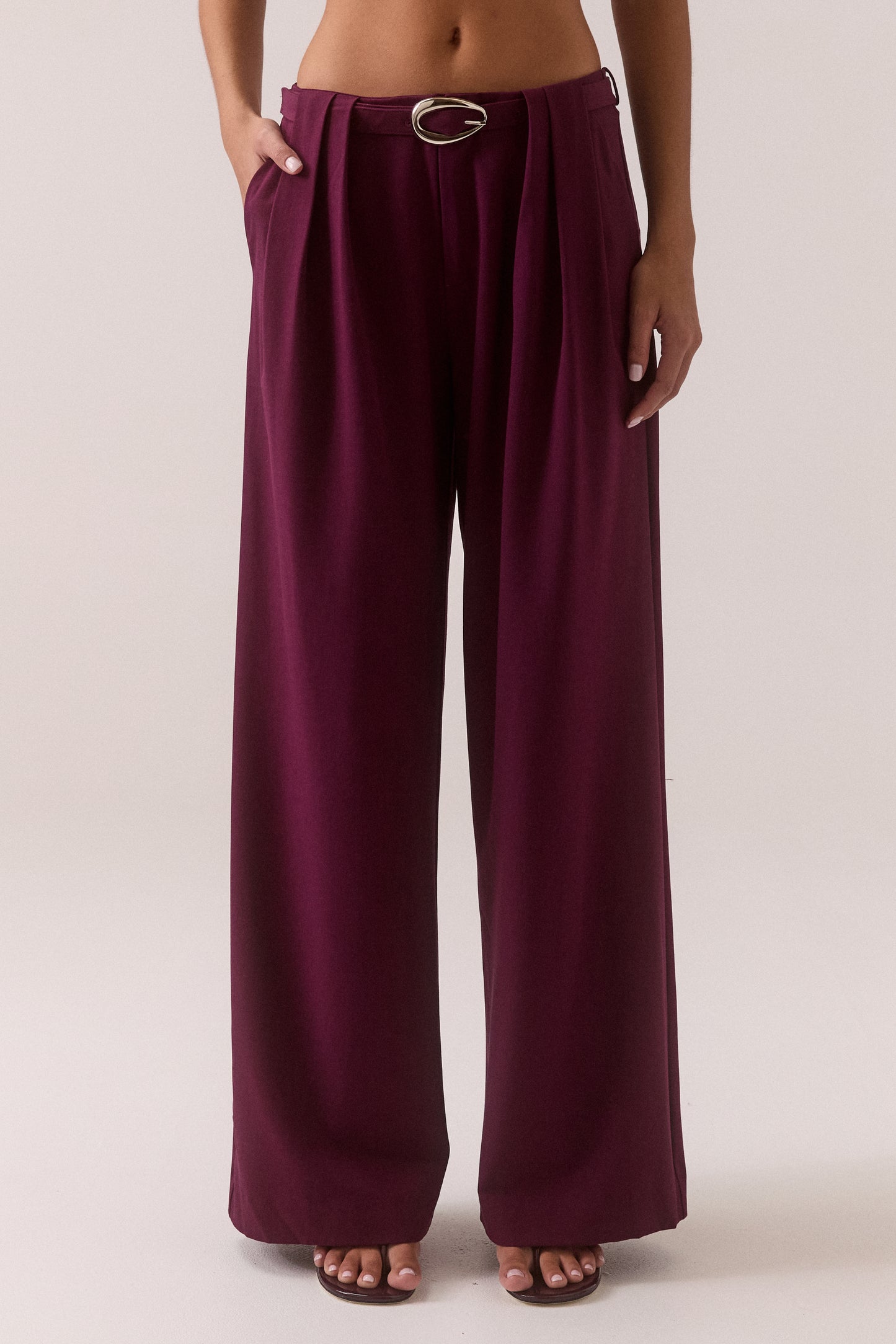 Pre Order FEB - Hari Pant - Plum