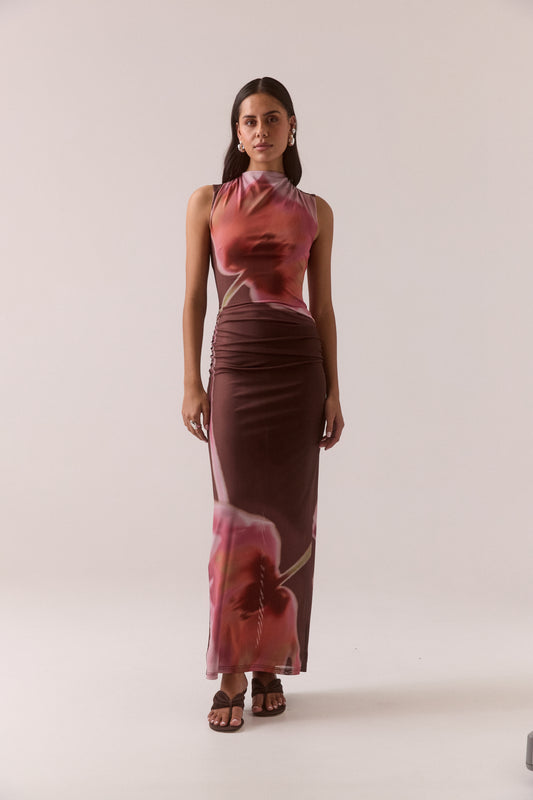 Pre Order MARCH - Ayden Dress - Brownie