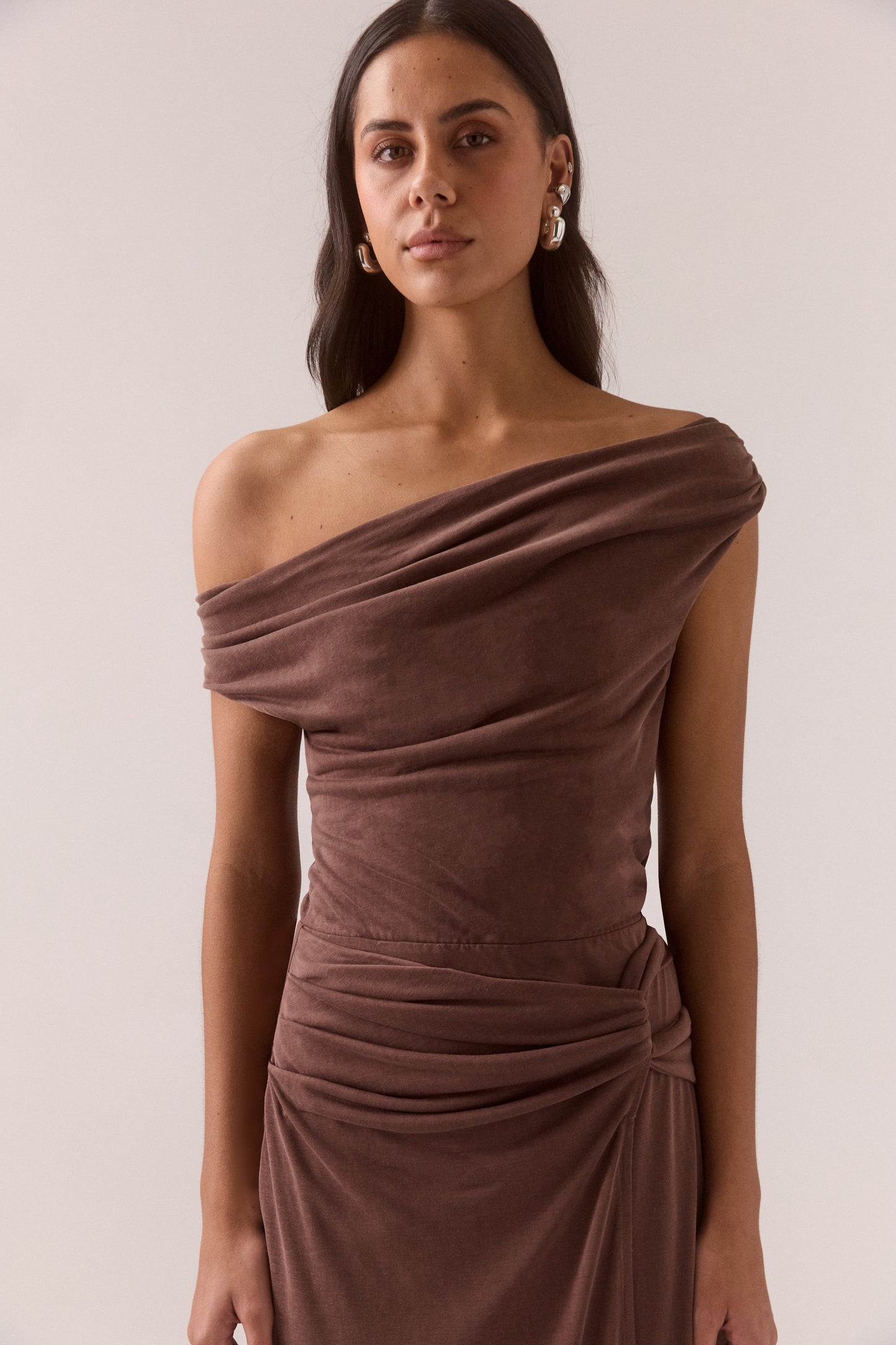 Pre Order FEB - Reya Dress - Hazelnut