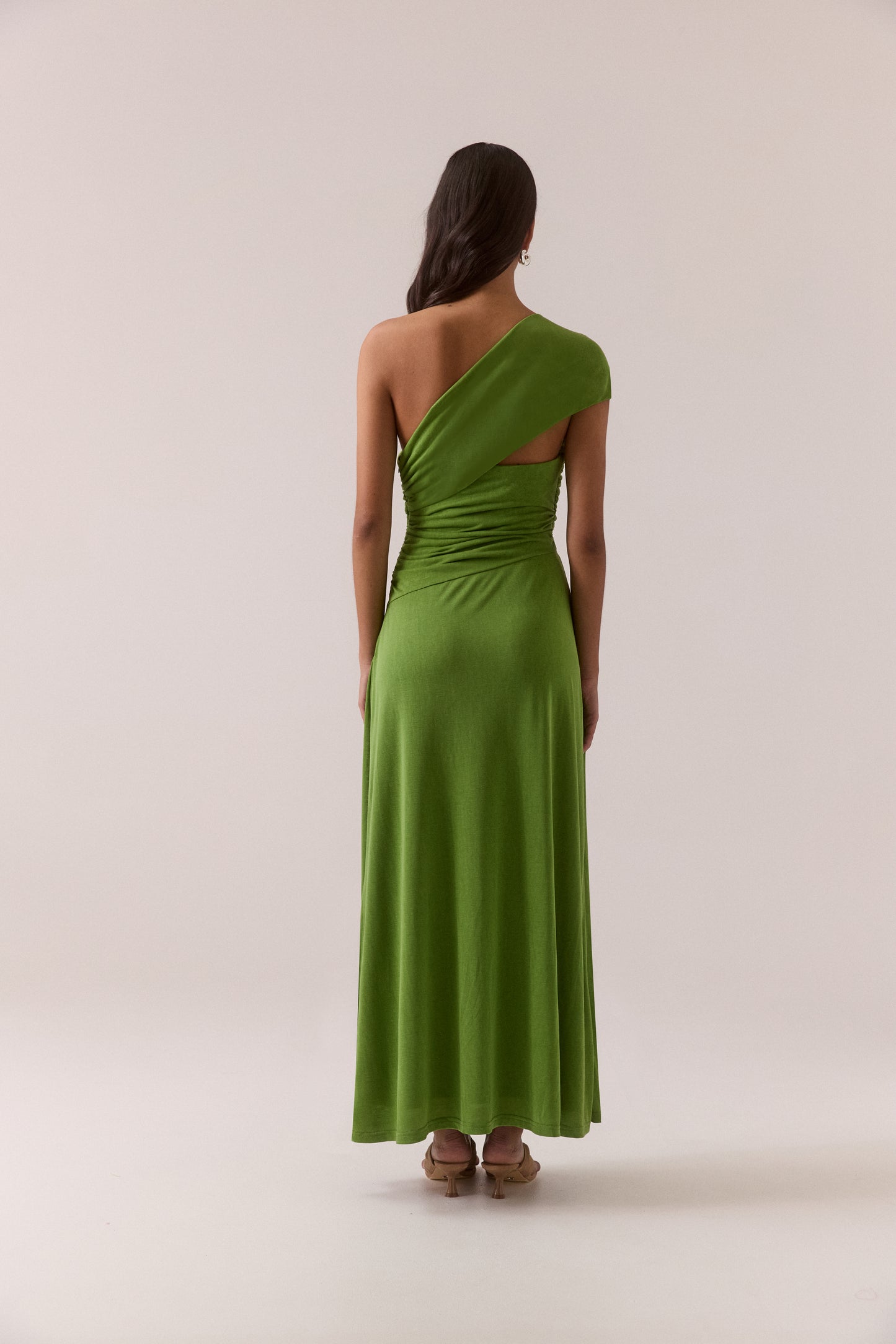 Pre Order FEB - Reya Asym Dress - Nettle