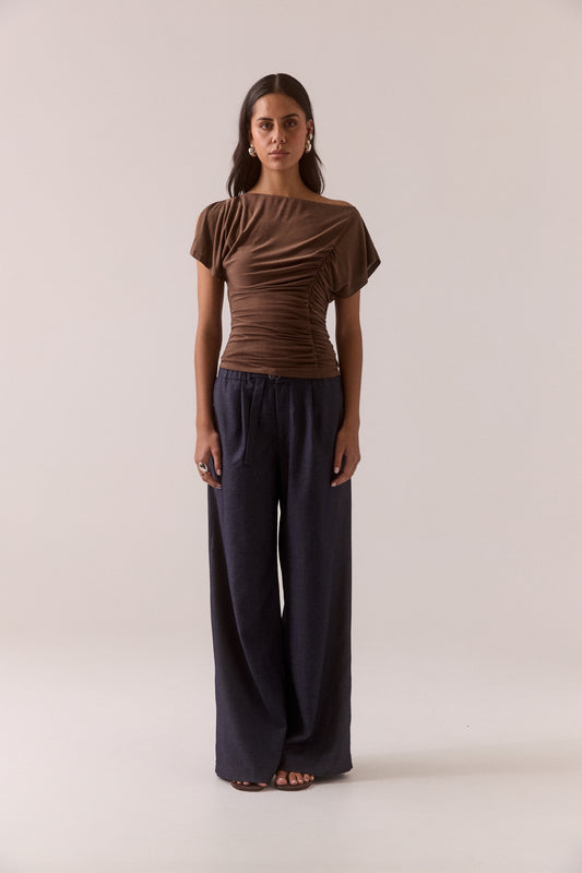Pre Order MARCH - Miro Top - Brownie