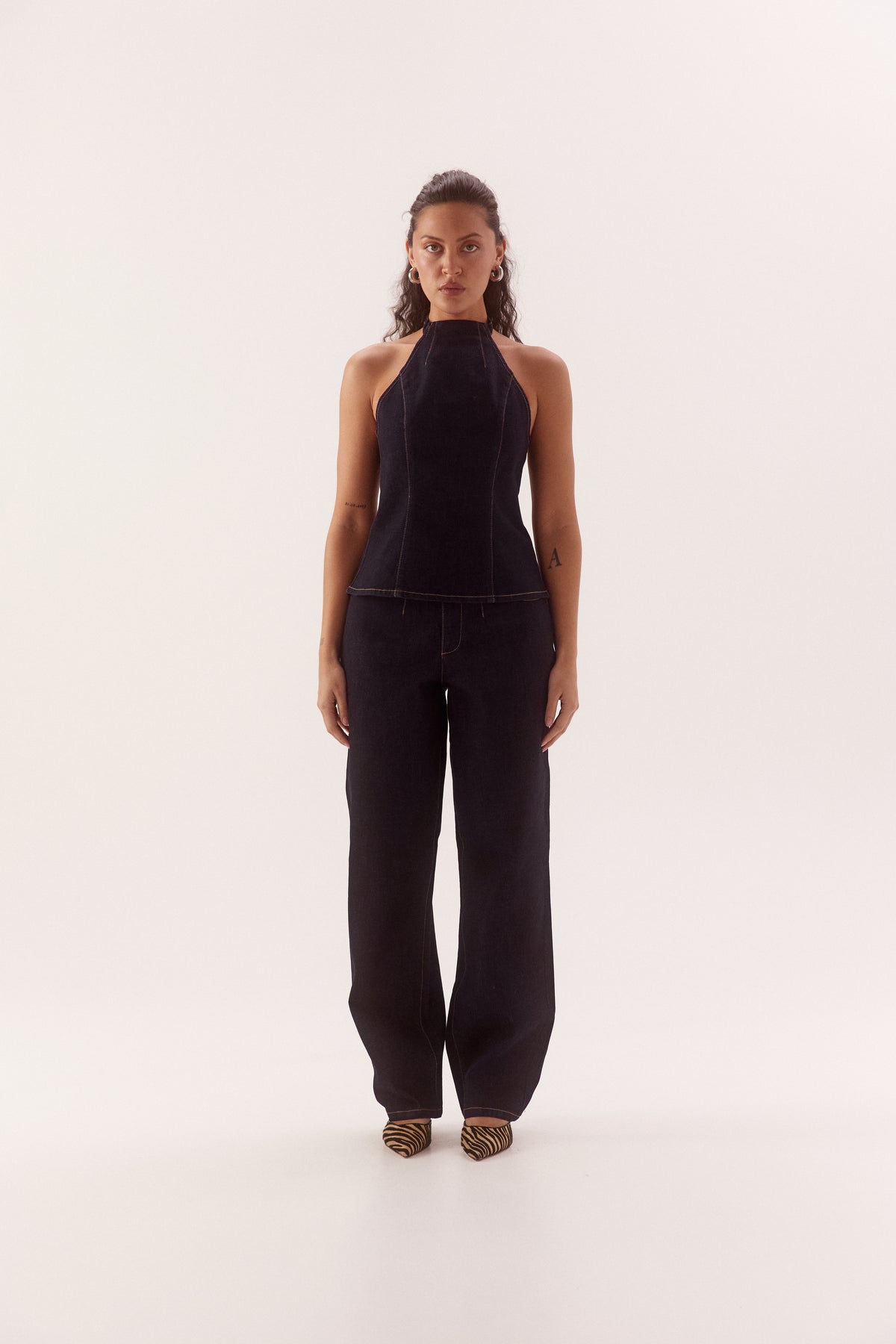 Pre Order MARCH - Koda Denim Top - Ink