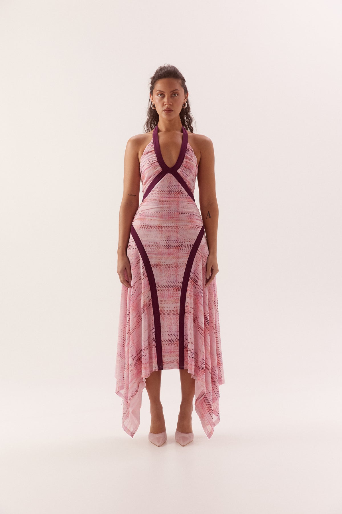 Pre Order JANUARY - Adira Contrast Dress - Musk