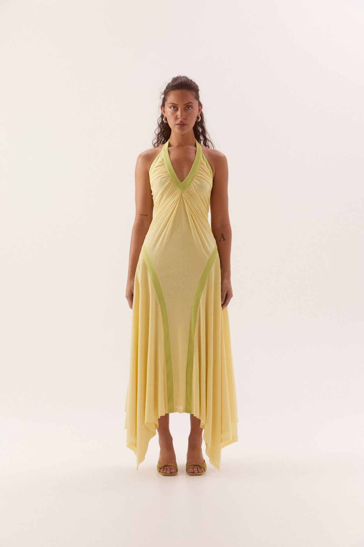 Pre Order JANUARY - Meeka Dress - Pine Lime