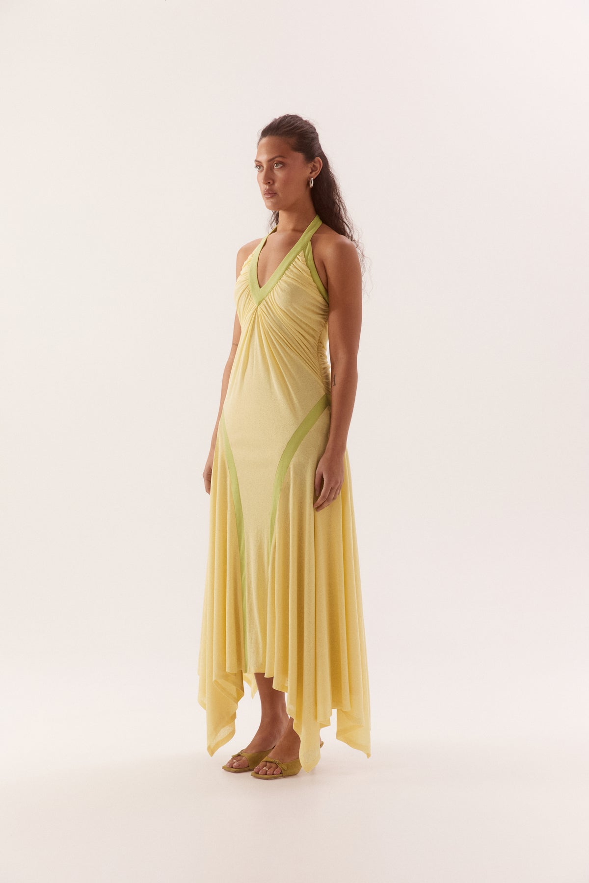 Pre Order JANUARY - Meeka Dress - Pine Lime