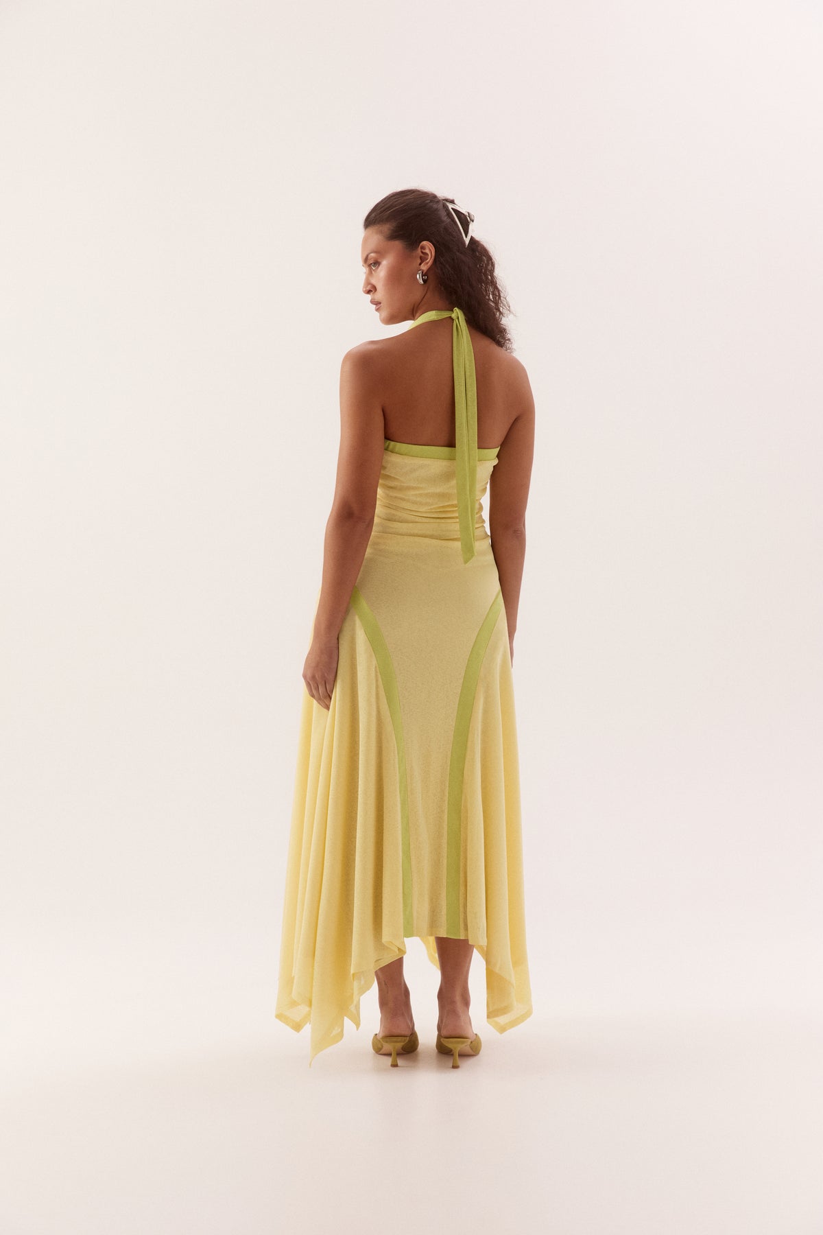 Pre Order JANUARY - Meeka Dress - Pine Lime