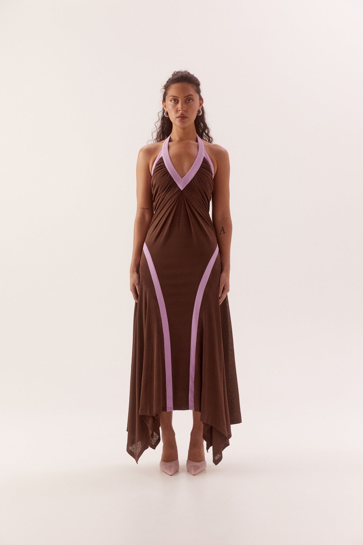 Pre Order JANUARY - Meeka Dress - Mocha Lilac