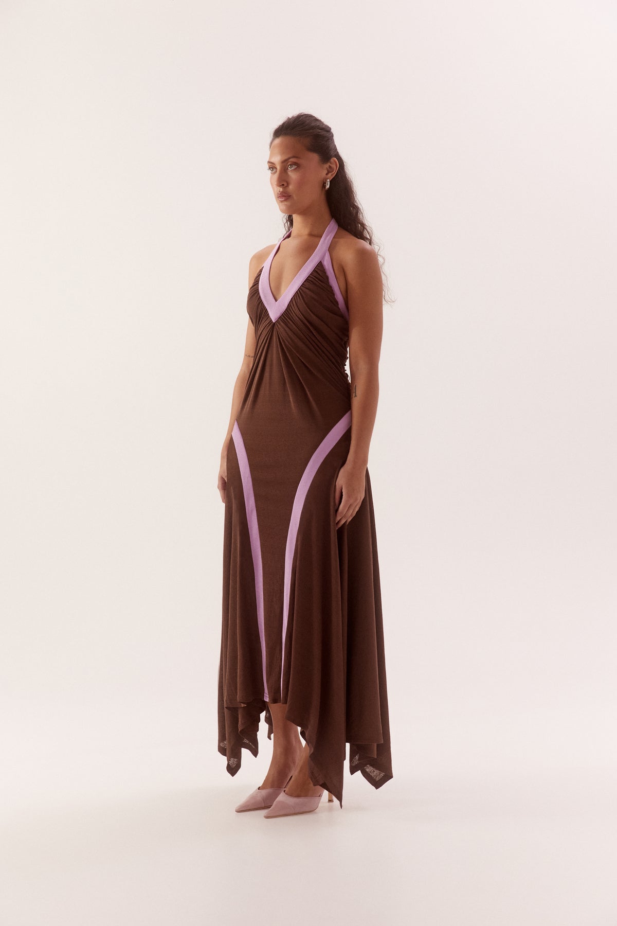 Pre Order JANUARY - Meeka Dress - Mocha Lilac