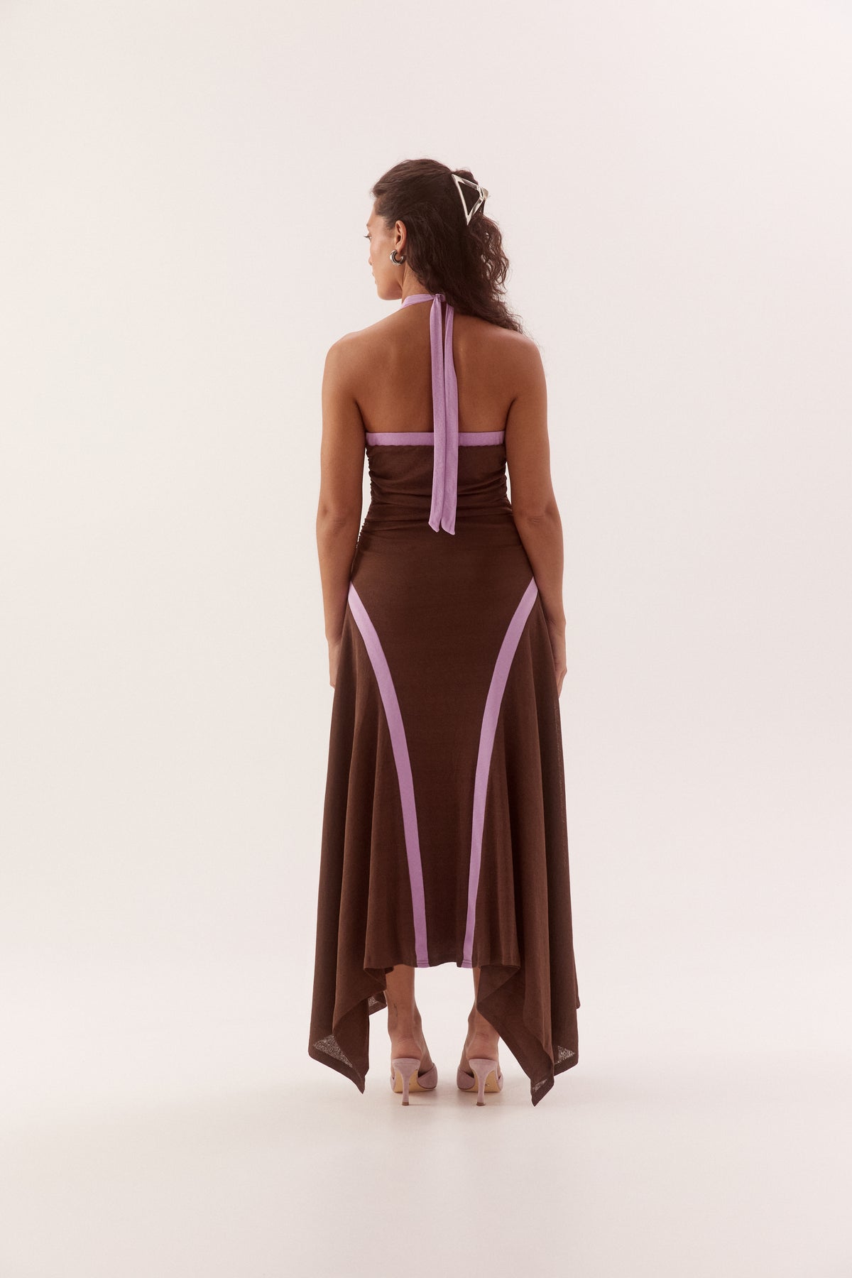 Pre Order JANUARY - Meeka Dress - Mocha Lilac