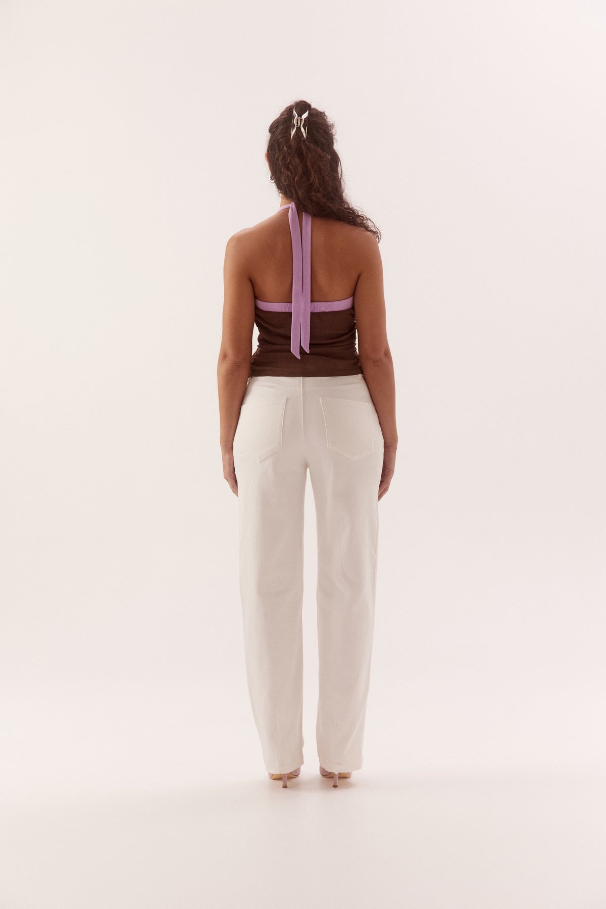 Pre Order JANUARY - Meeka Top - Mocha Lilac