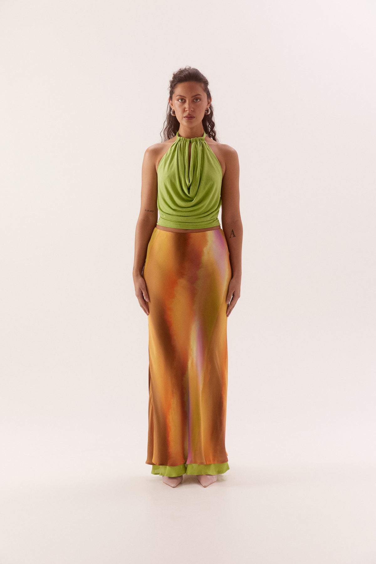 Pre Order JANURARY - Sevyn Skirt - Tangerine