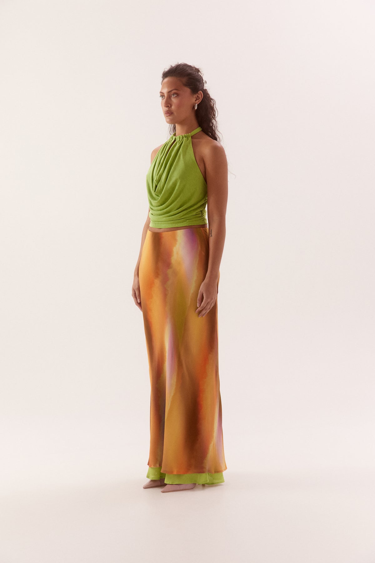 Pre Order JANURARY - Sevyn Skirt - Tangerine