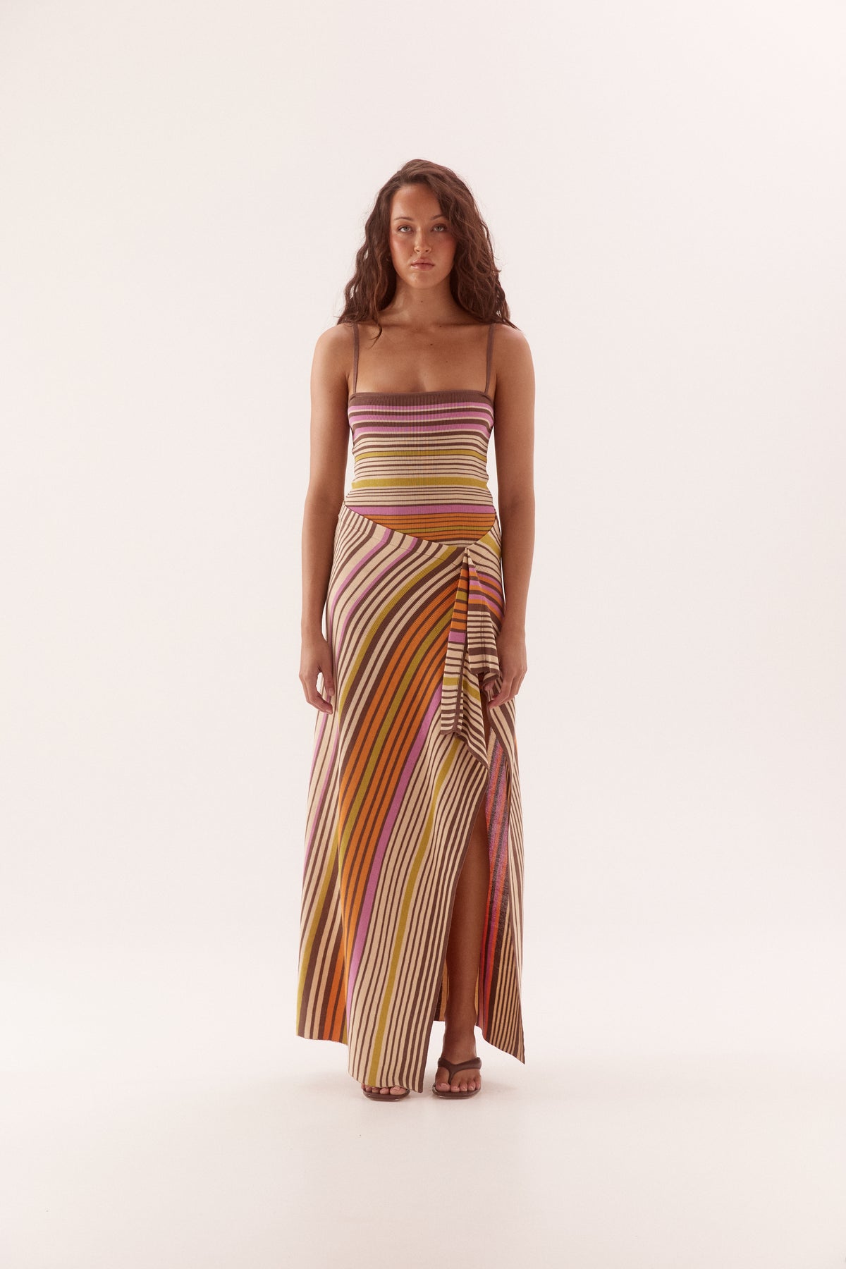 Pre Order JANUARY - Talora Knit Dress - Sherbet Stripe