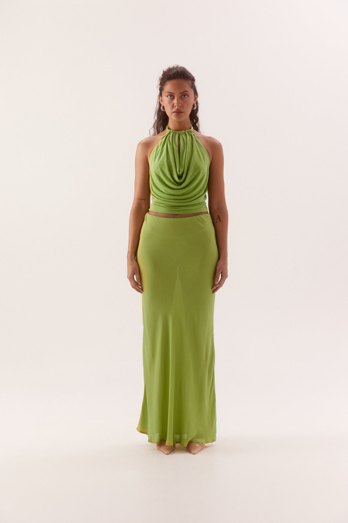 Pre Order JANURARY - Eleni Top - Wasabi