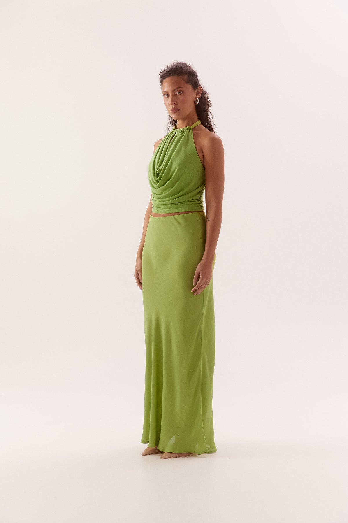 Pre Order JANURARY - Eleni Top - Wasabi