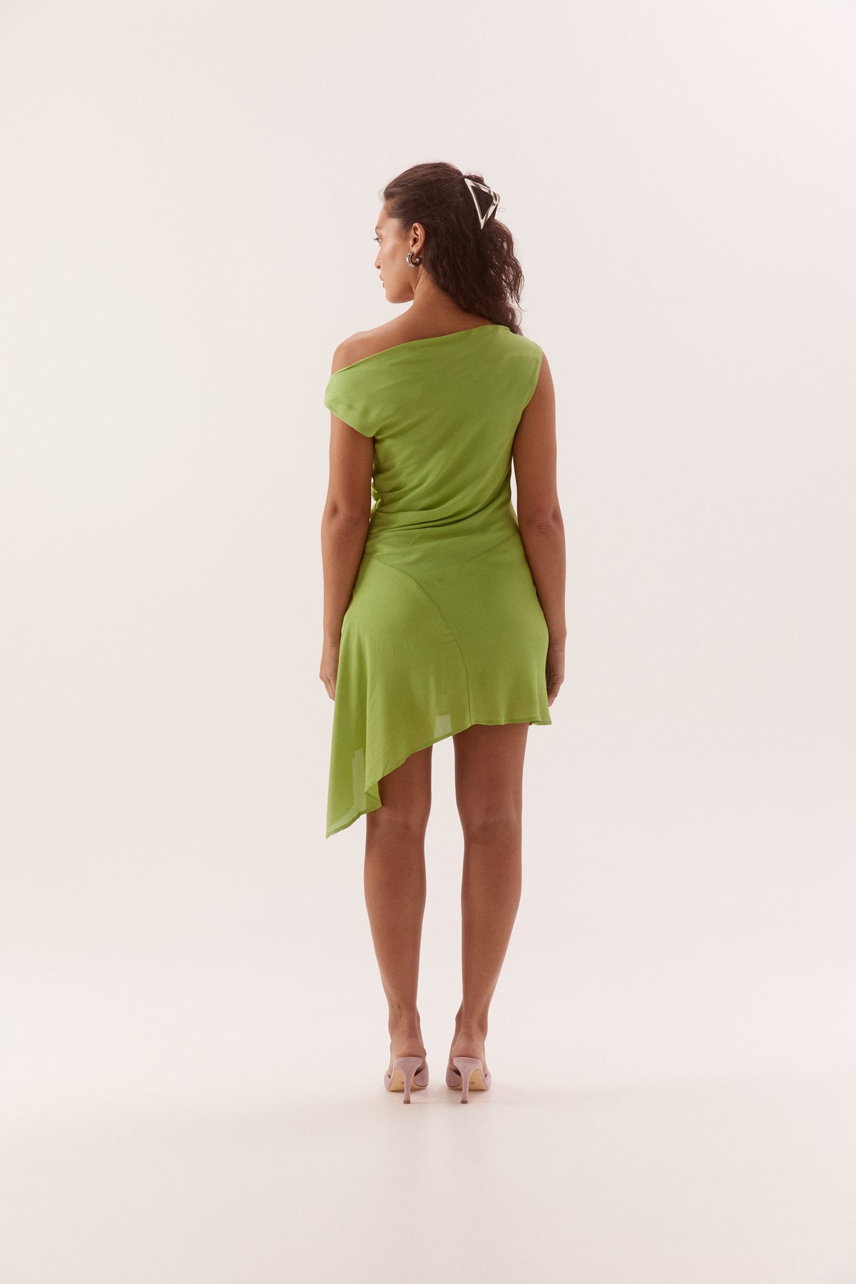 Pre Order JANUARY - Nyli Mini Dress - Wasabi