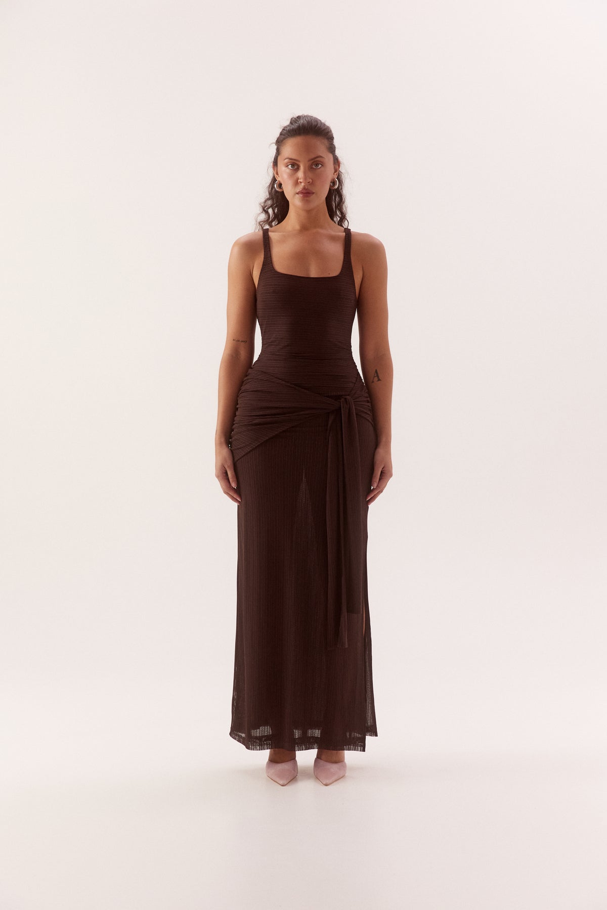 Pre Order MARCH - Larni Dress - Chocolate