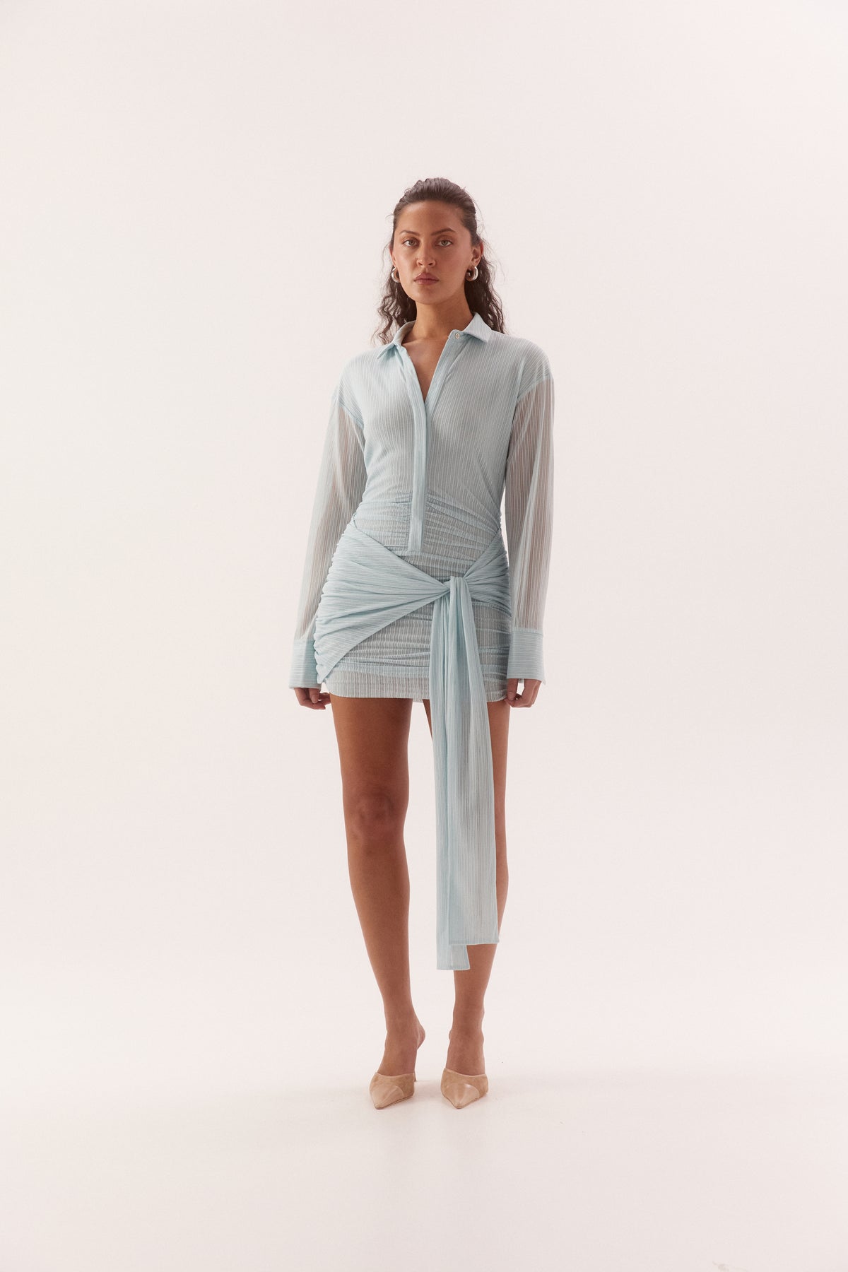 Pre Order MARCH - Larni Shirt Dress - Breeze