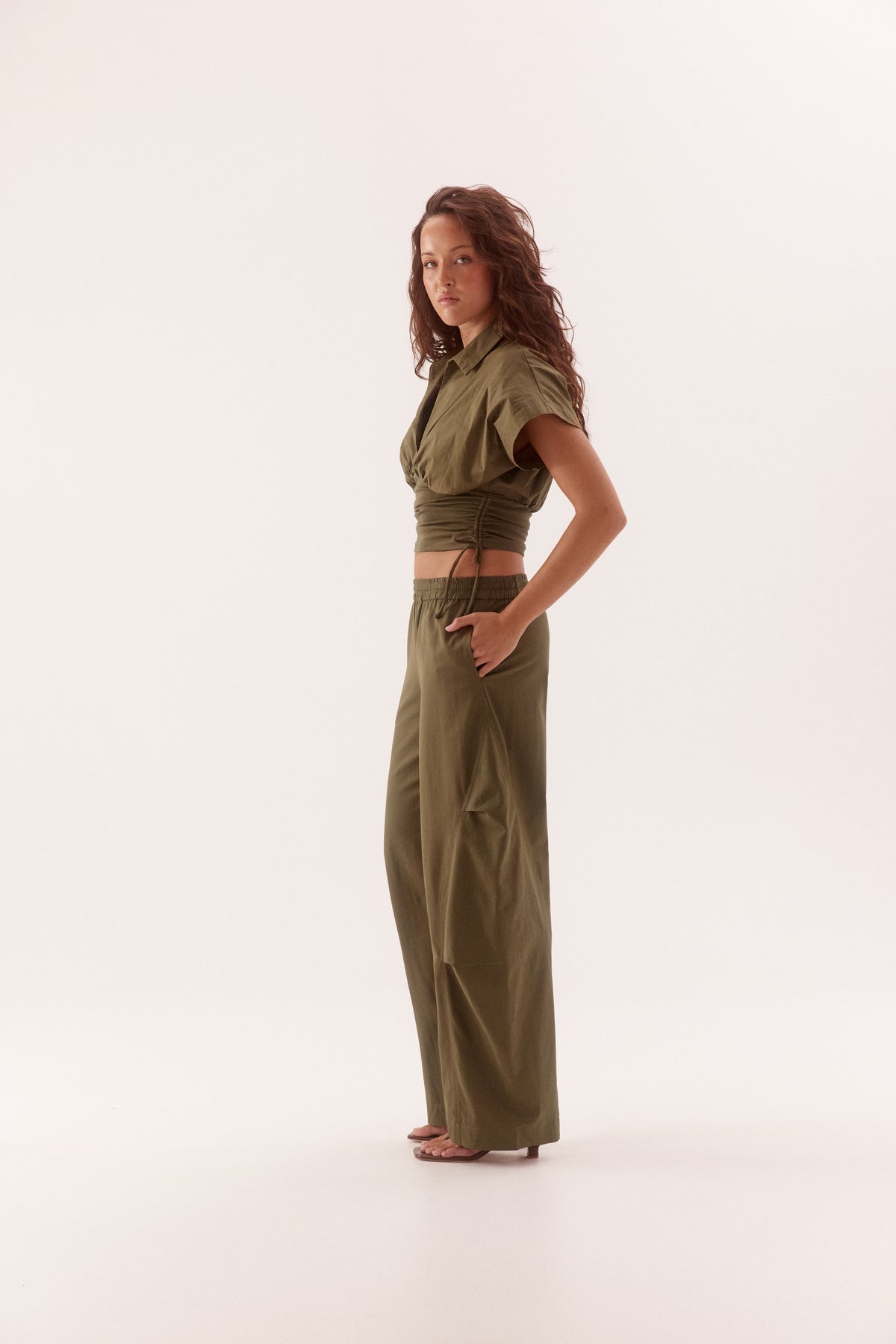 Pre Order FEBURARY - Zeva Top - Olive