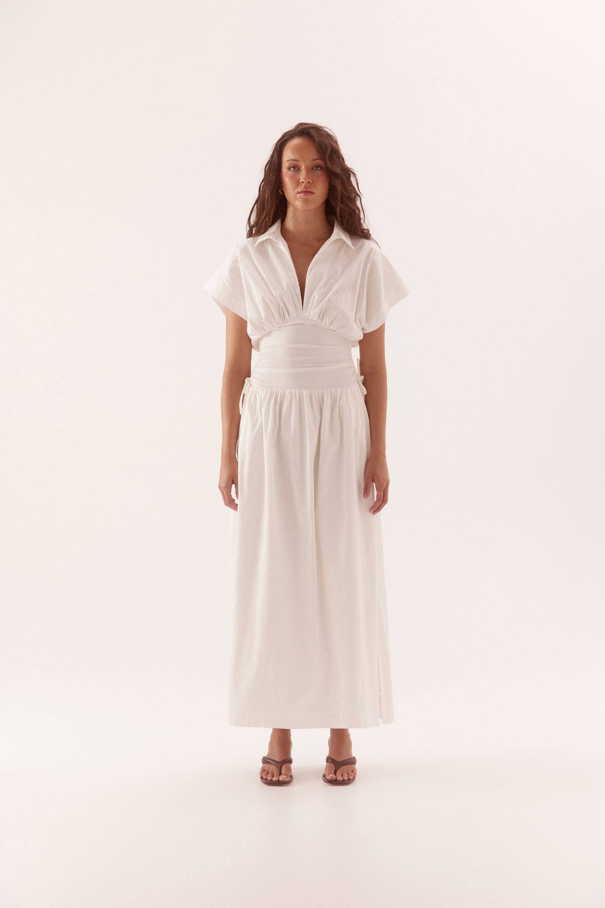 Pre Order FEBURARY - Zeva Dress - Chalk