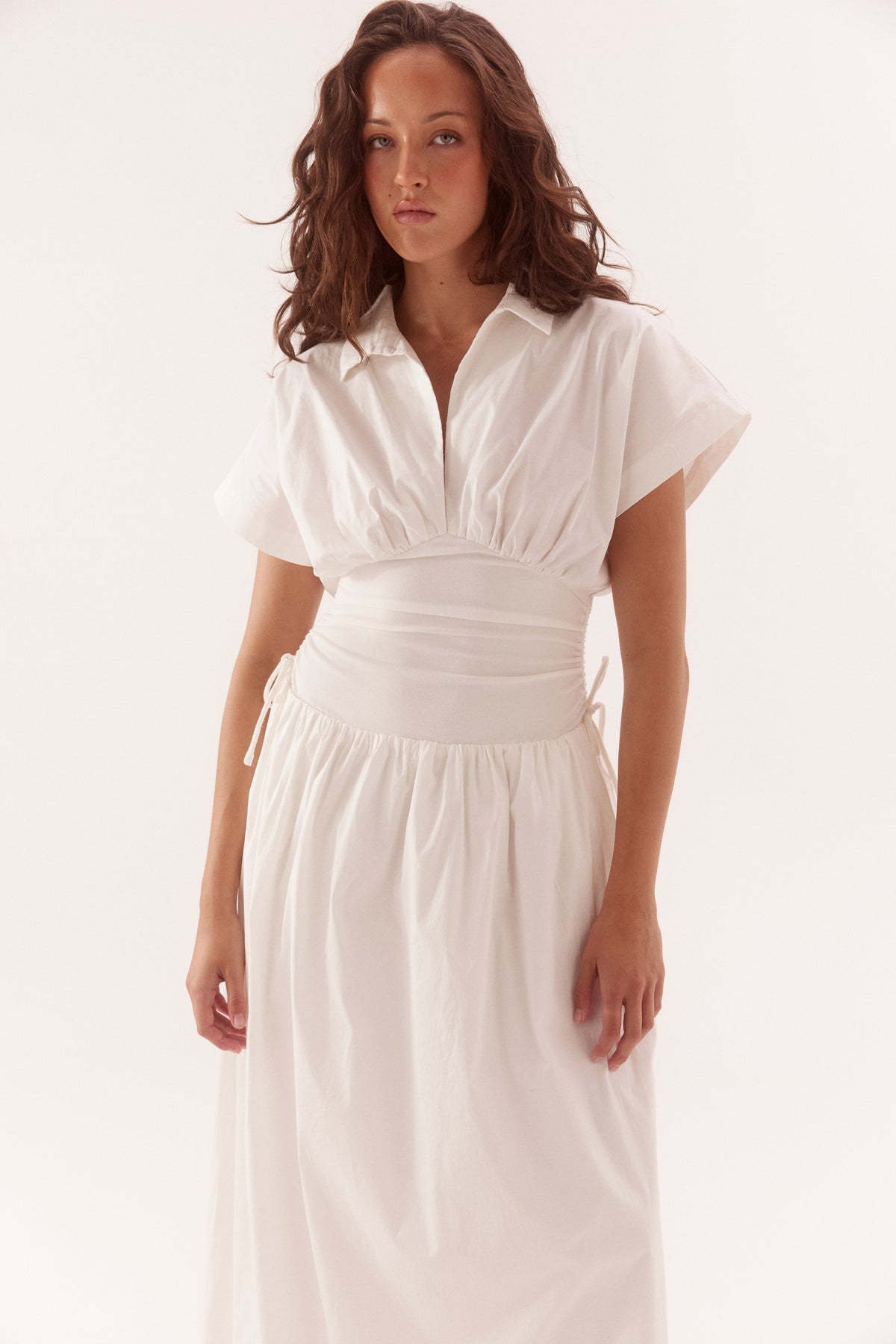 Pre Order FEBURARY - Zeva Dress - Chalk