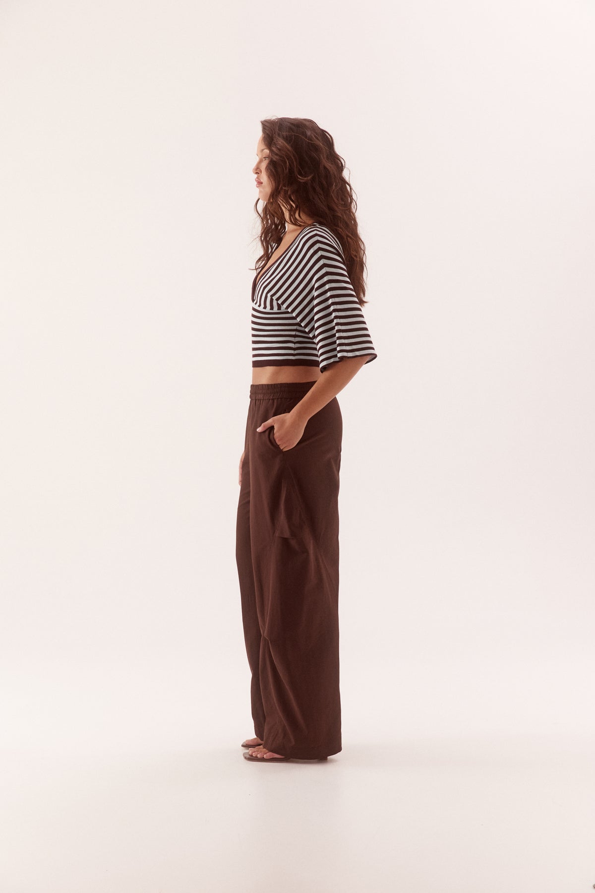 Pre Order MARCH - Skyra Knit - choc/breeze