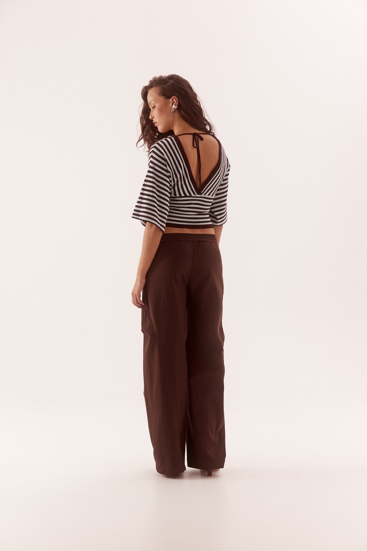 Pre Order MARCH - Skyra Knit - choc/breeze