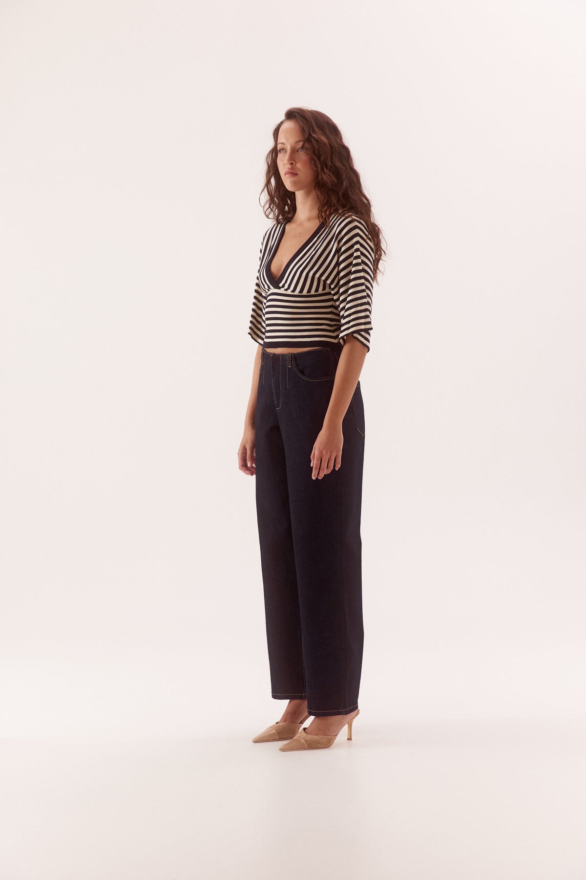 Pre Order MARCH - Skyra Knit - ink/cream