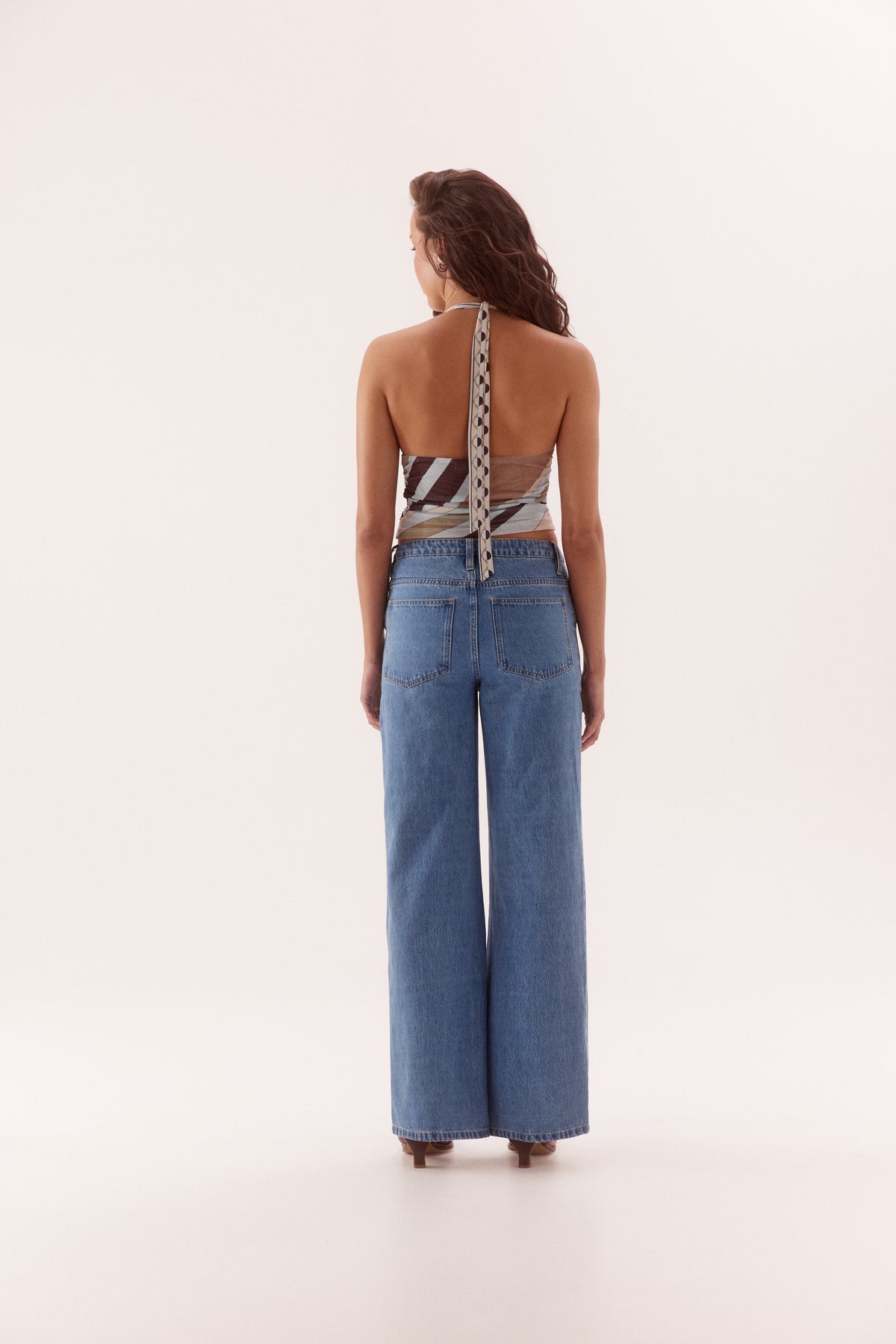 Pre Order FEBURARY - Talise Top - Choc/Blue