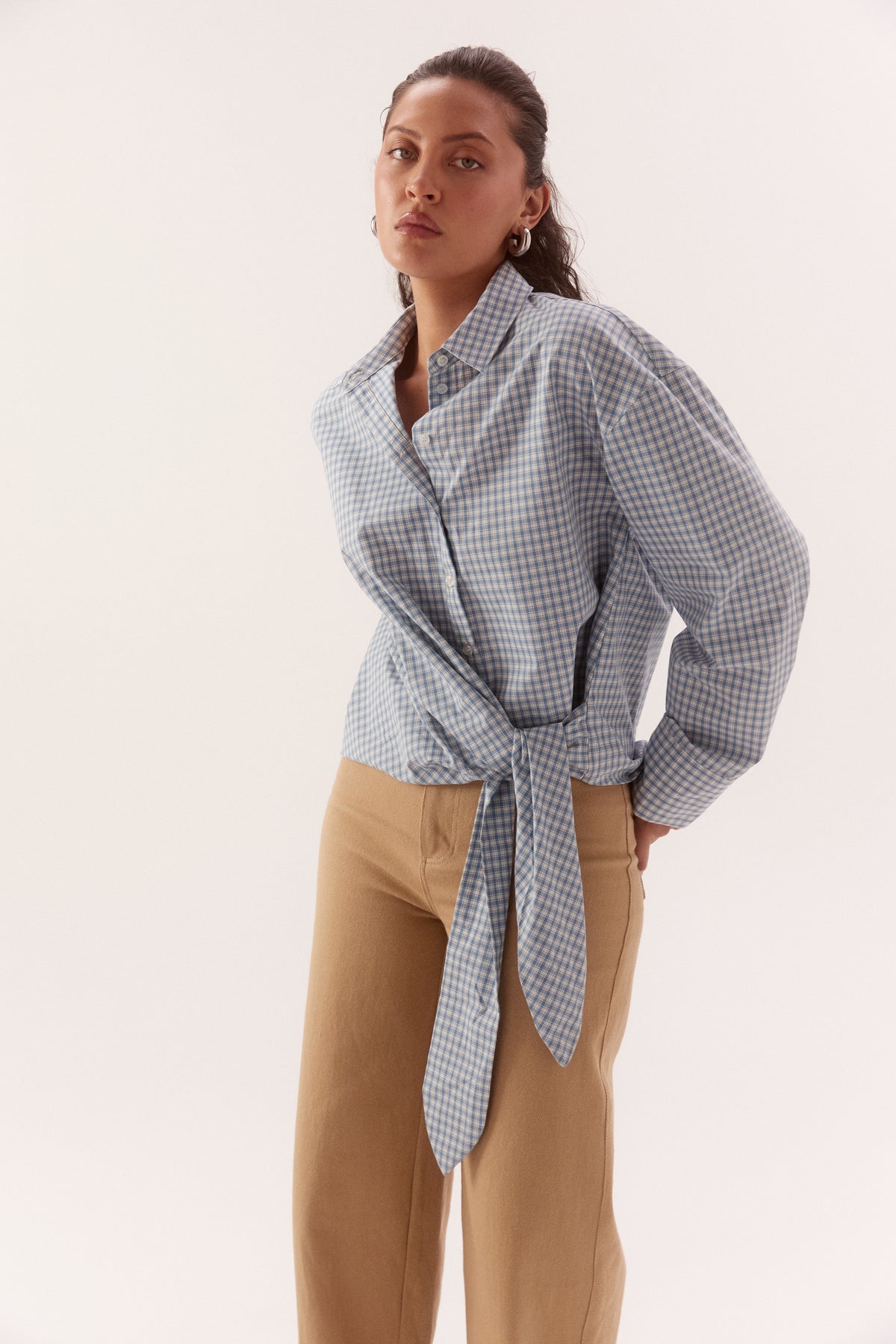Pre Order MARCH - Piper Shirt - Blue Check