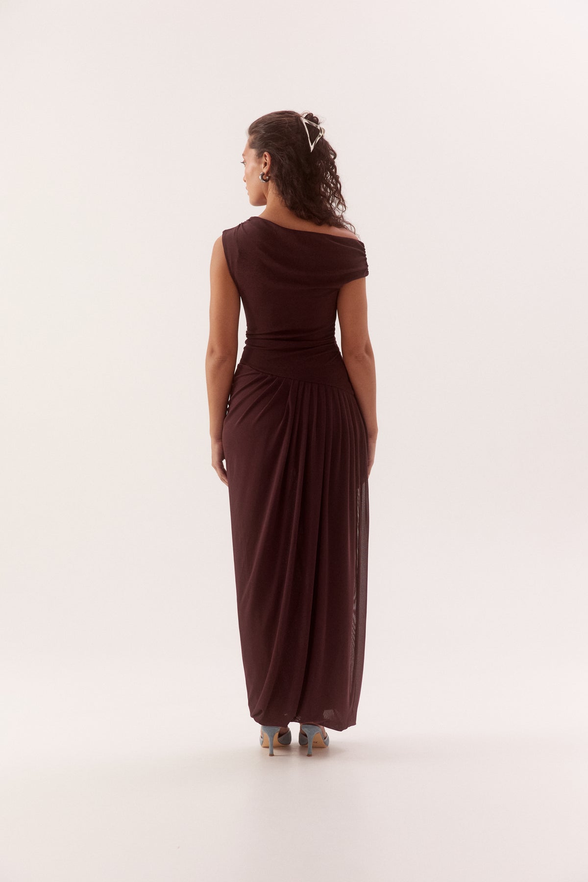 Pre Order FEBURARY - Auren Dress - Plum Brown