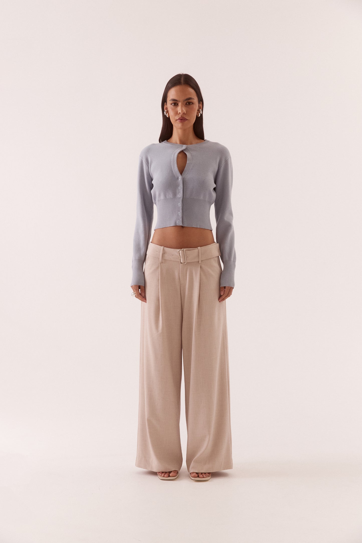 Pre Order APRIL - Alani Cardigan - Whisper Blue