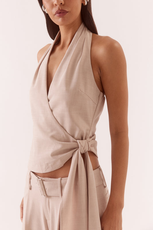 Pre Order APRIL - Deena Top - Beige