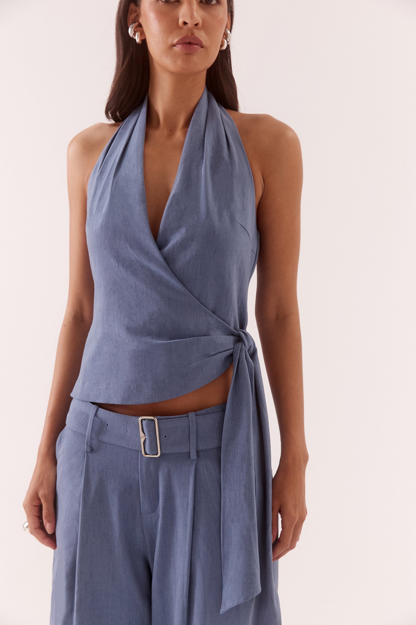 Pre Order APRIL - Deena Top - Sterling Blue