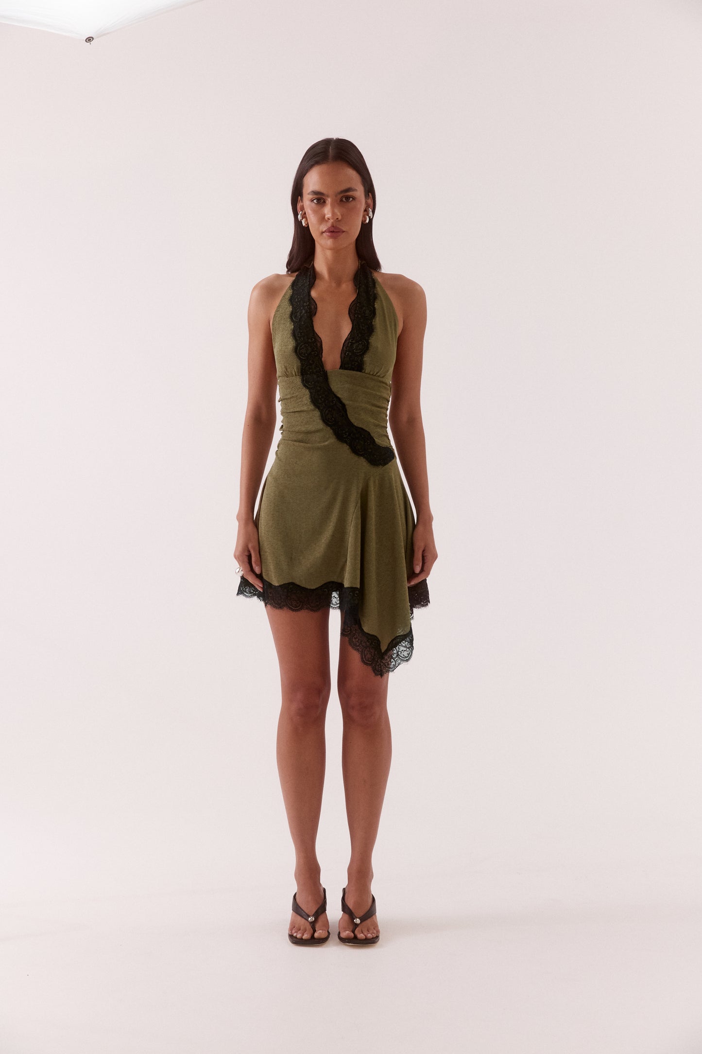 Pre Order MAY - Loni Mini Dress - Olive