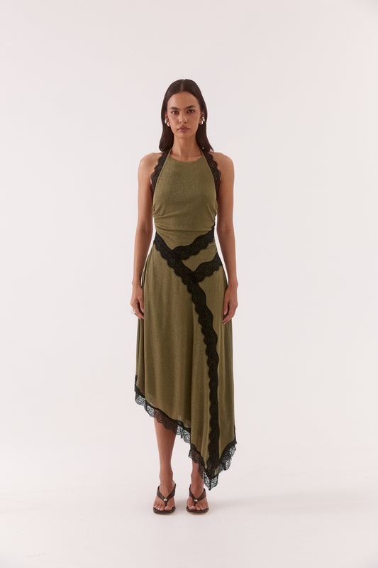 Pre Order MAY - Loni Dress - Olive