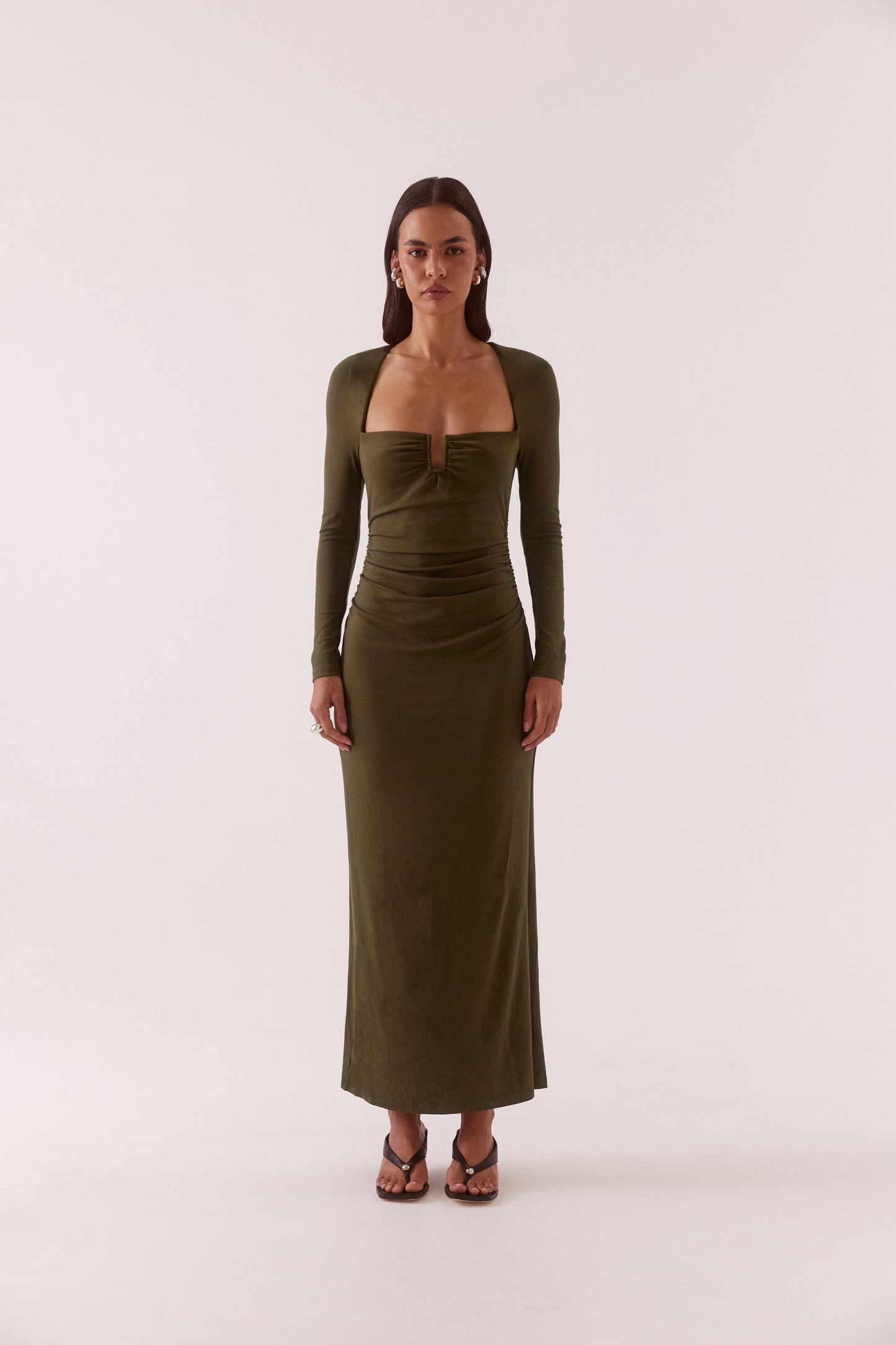 Pre Order MAY - Lola Dress - Khaki