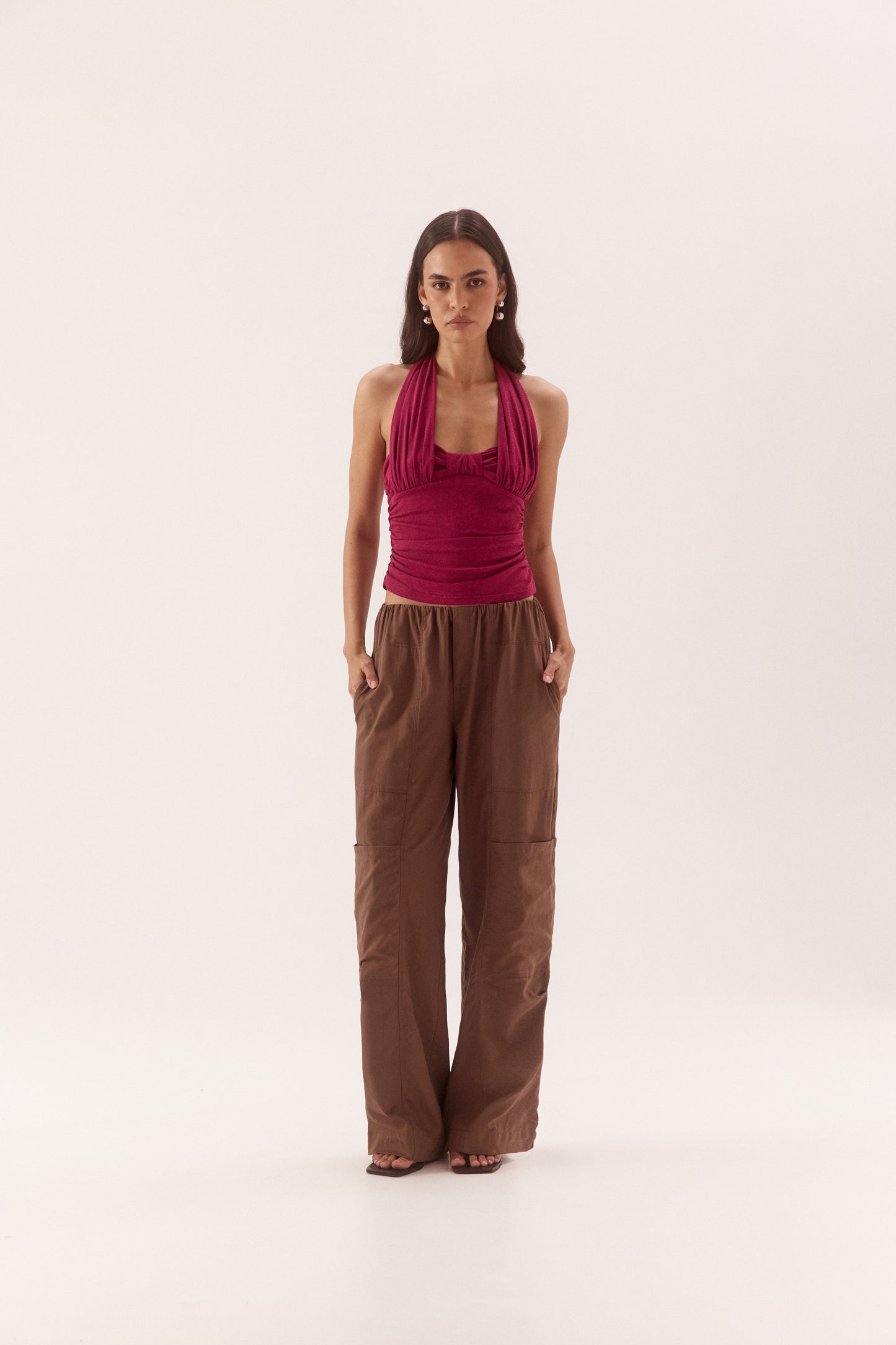 Pre Order NOVEMBER - Oriana Top - Magenta
