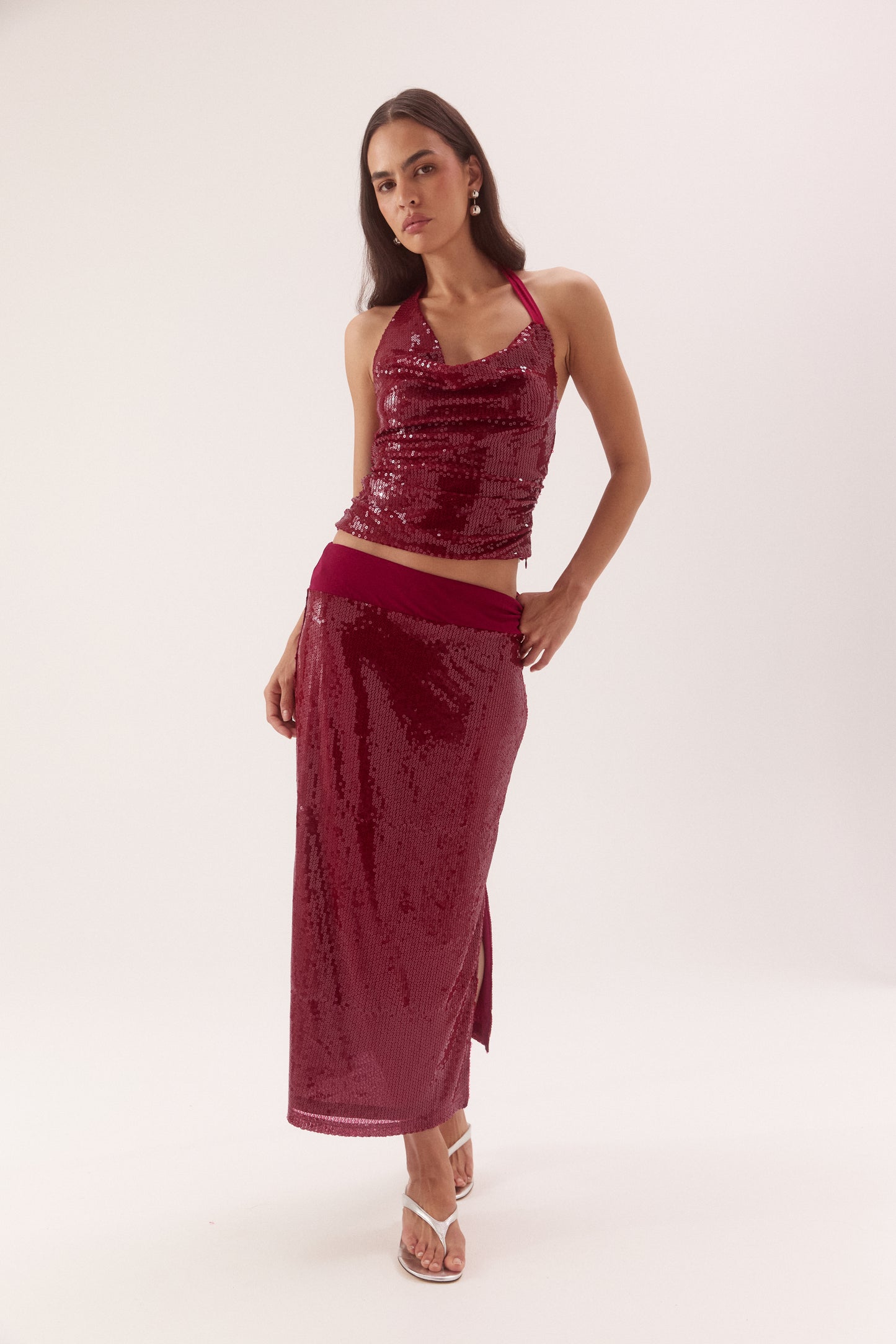 Pre Order NOVEMBER - Shimah Skirt- Magenta
