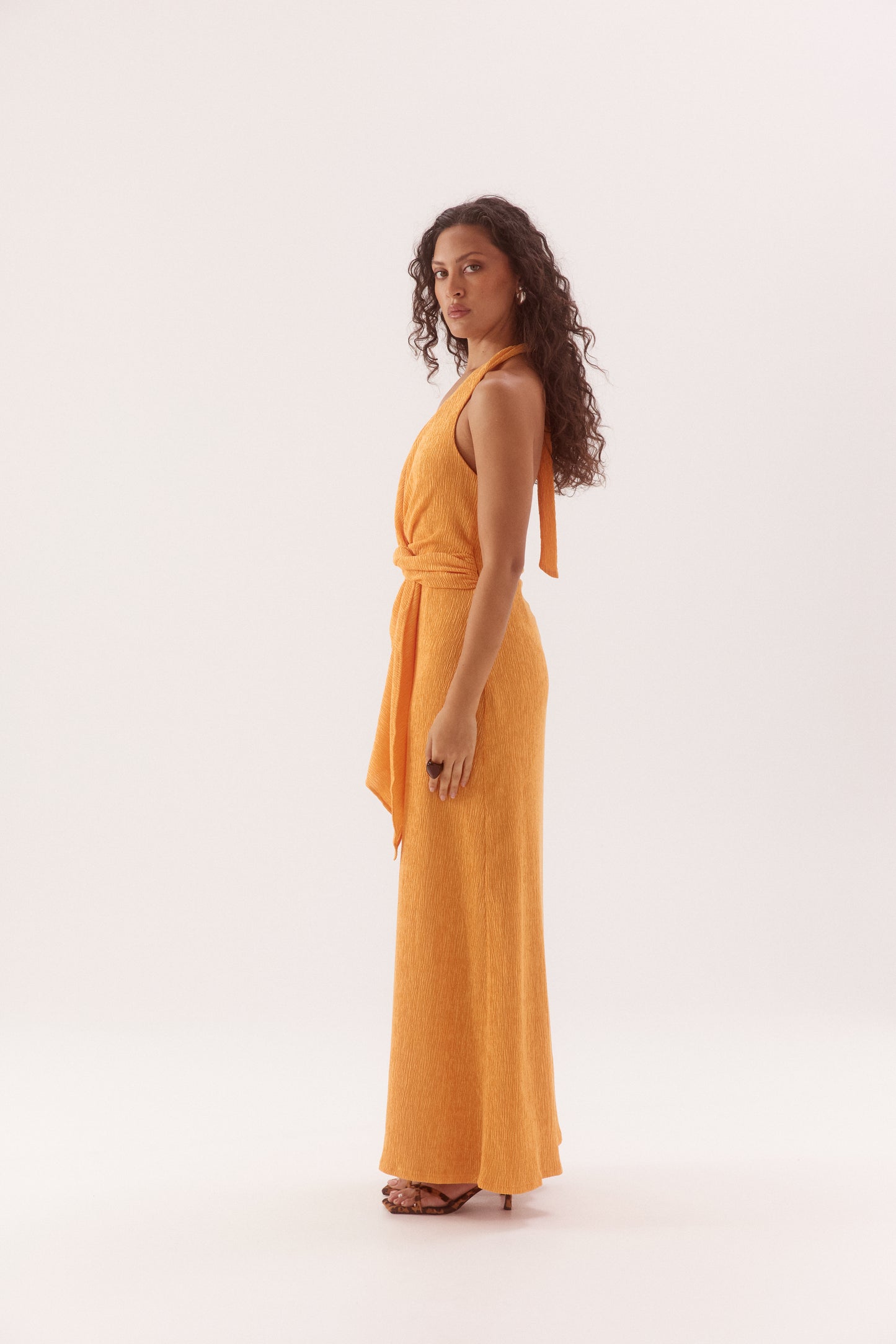 Pre Order DECEMBER - Apertivo Maxi Dress - Tangerine