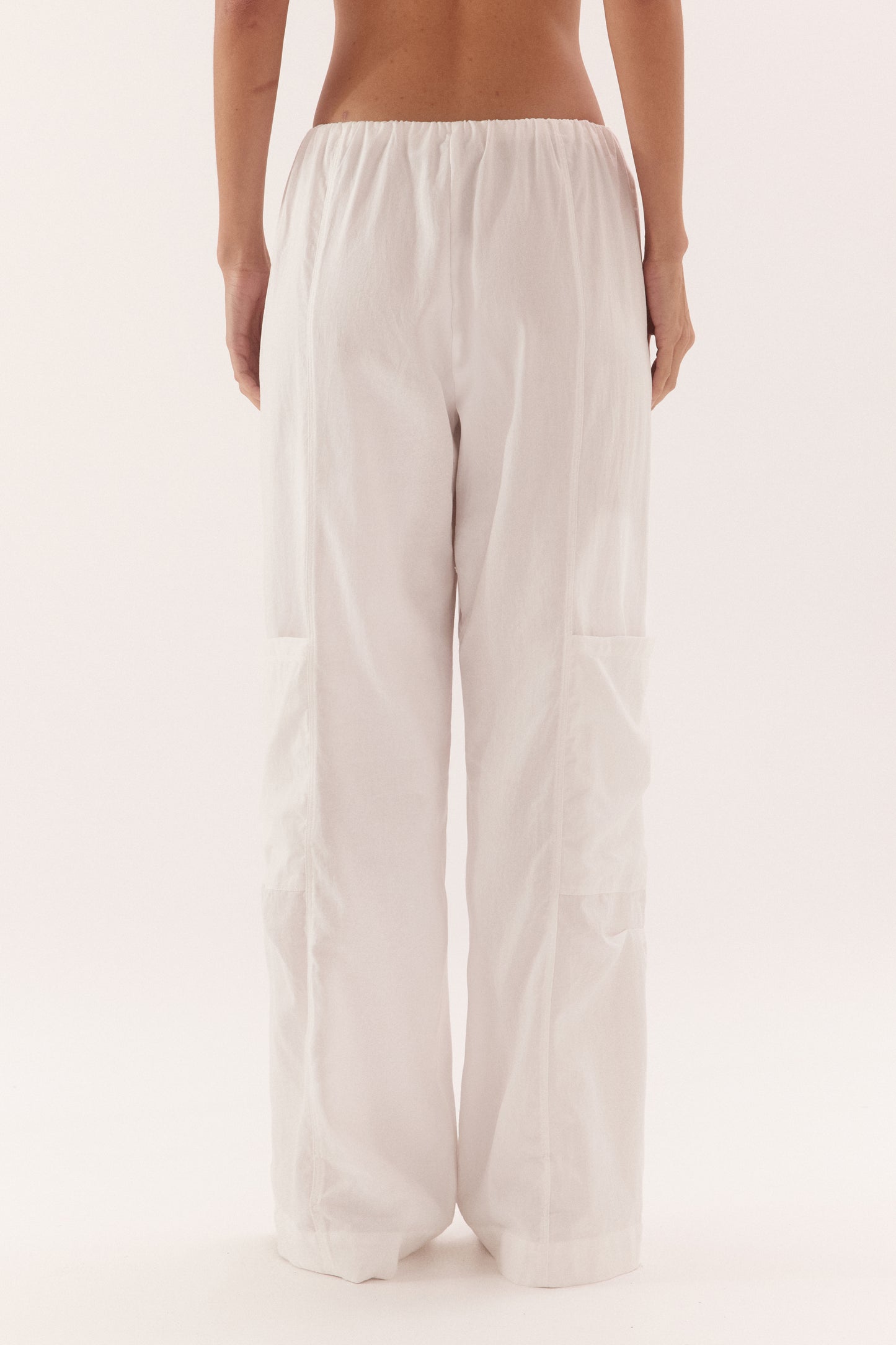 Pre Order NOVEMBER - Tayis Cargo Pant - Chalk