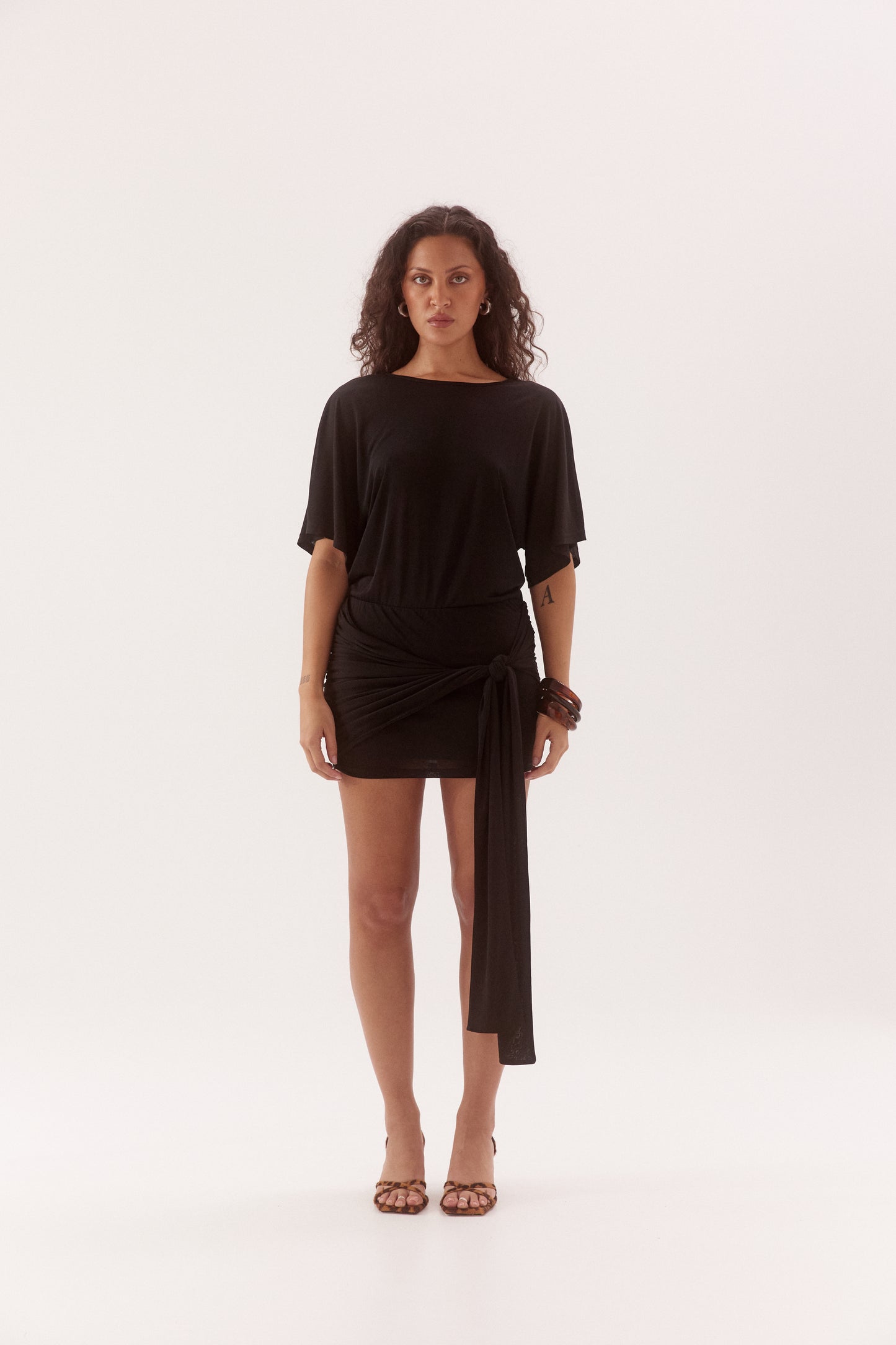 Pre Order NOVEMBER - Fei Mini Dress - Black
