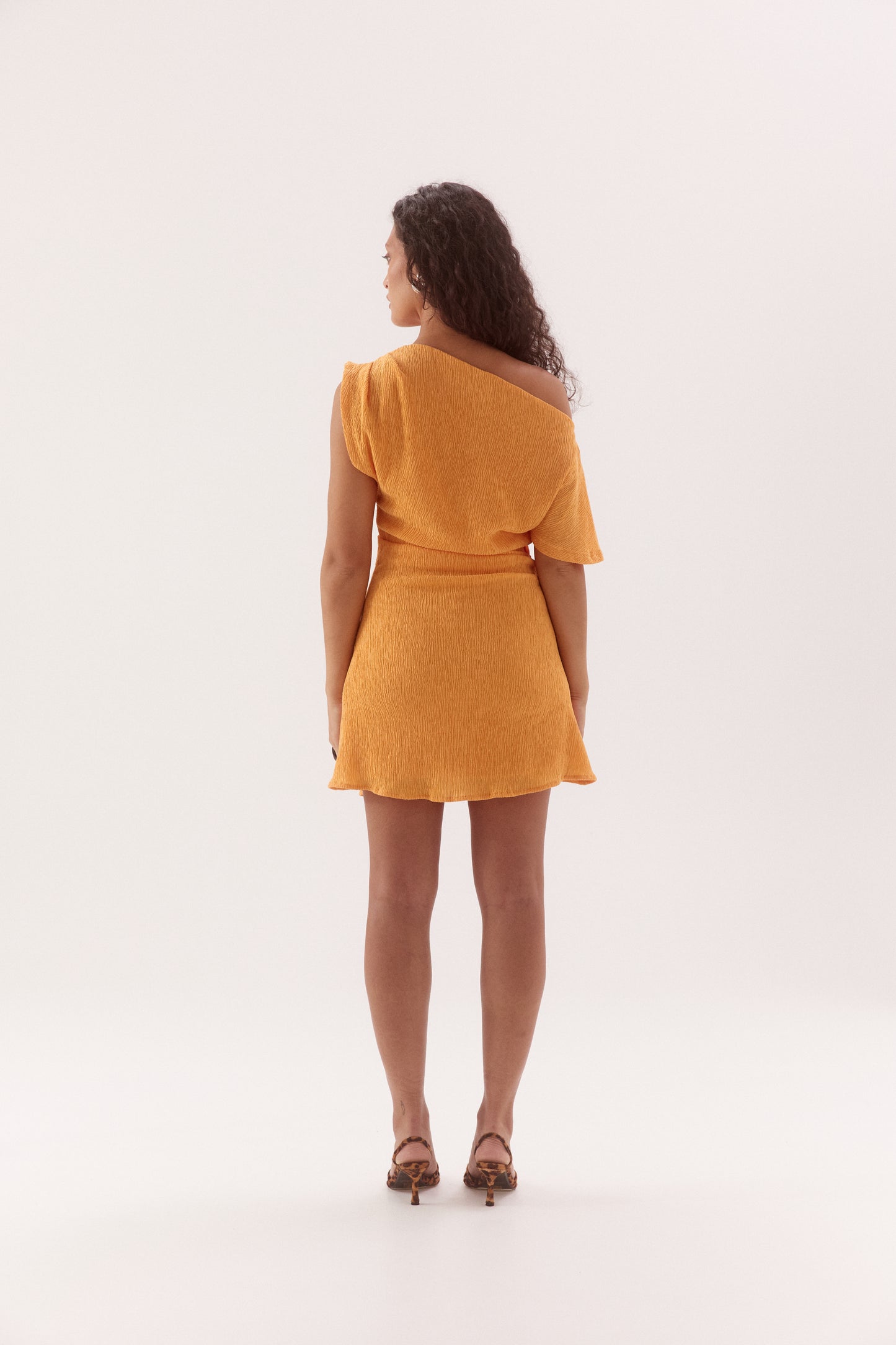 Pre Order DECEMBER - Apertivo Mini Dress - Tangerine