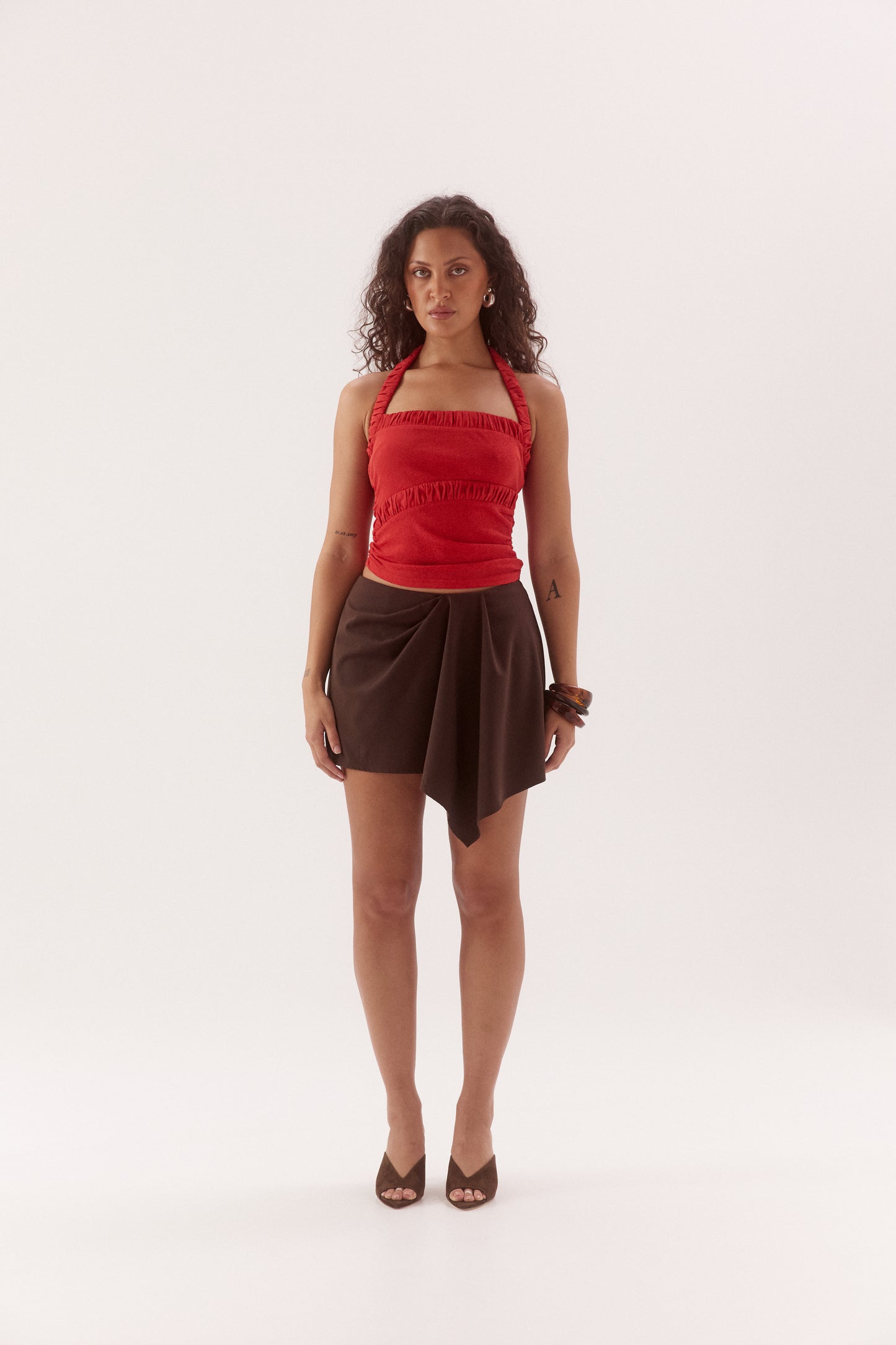 Pre Order DECEMBER - Bliss Top - Deep Poppy