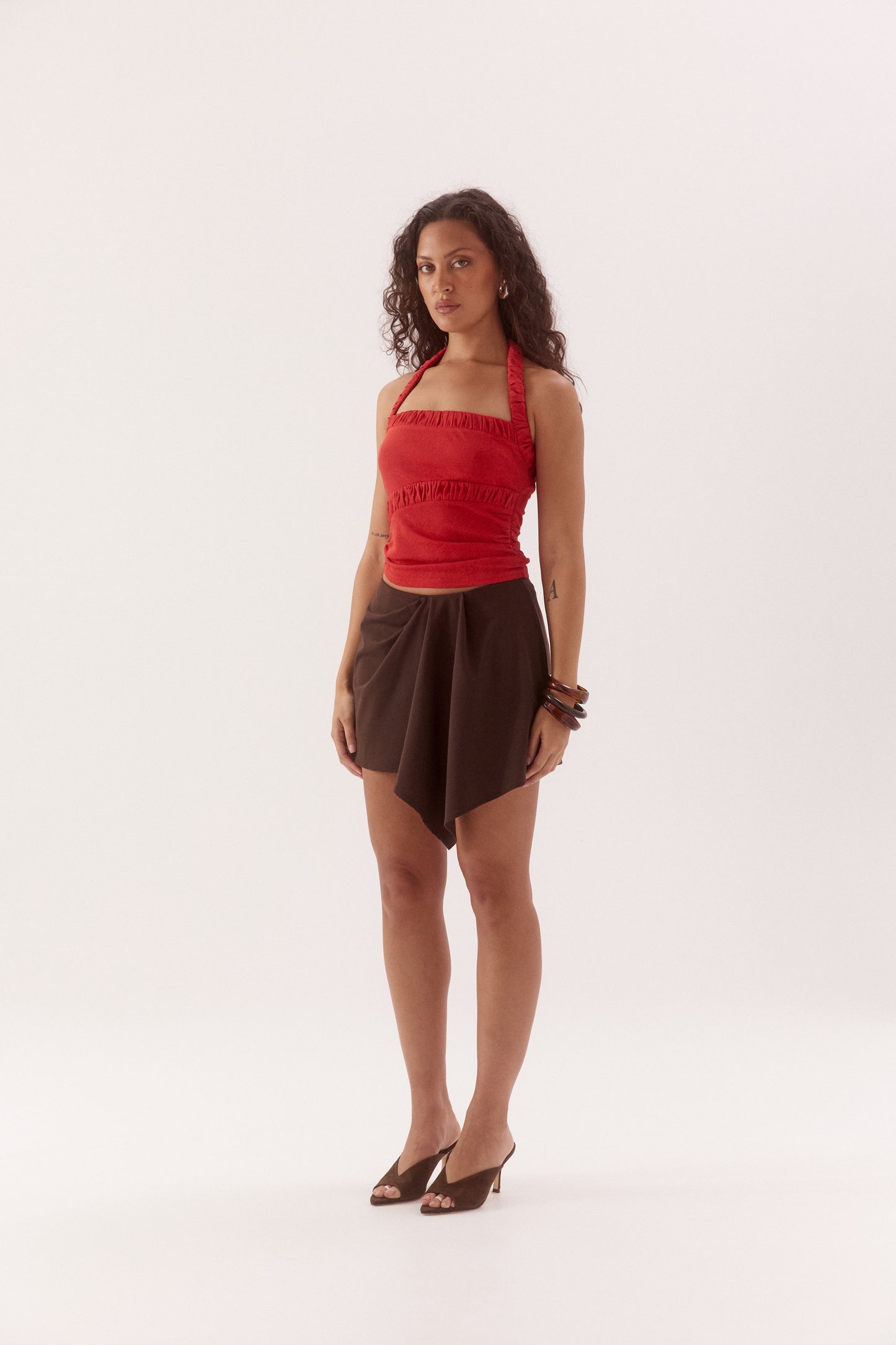 Pre Order DECEMBER - Bliss Top - Deep Poppy