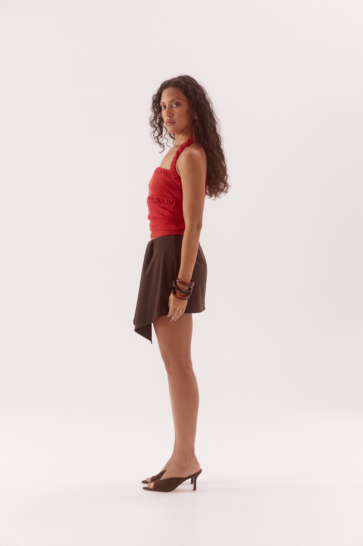 Pre Order DECEMBER - Bliss Top - Deep Poppy