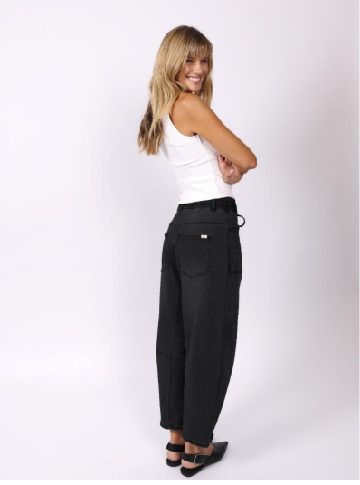 Pre Order - OCT- Leo Barrell Jeans - Black